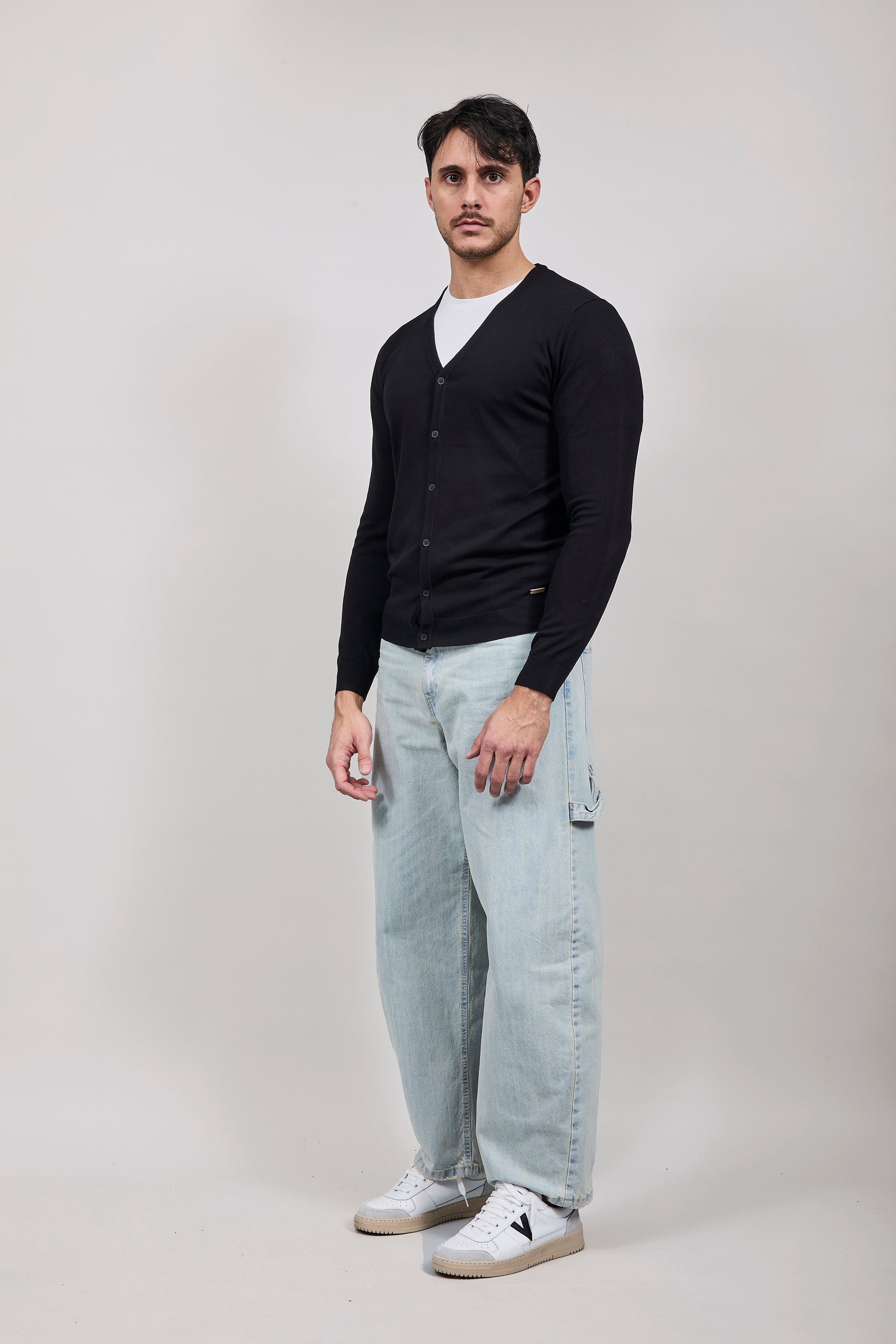 Cardigan Gianni Lupo 513 Nero