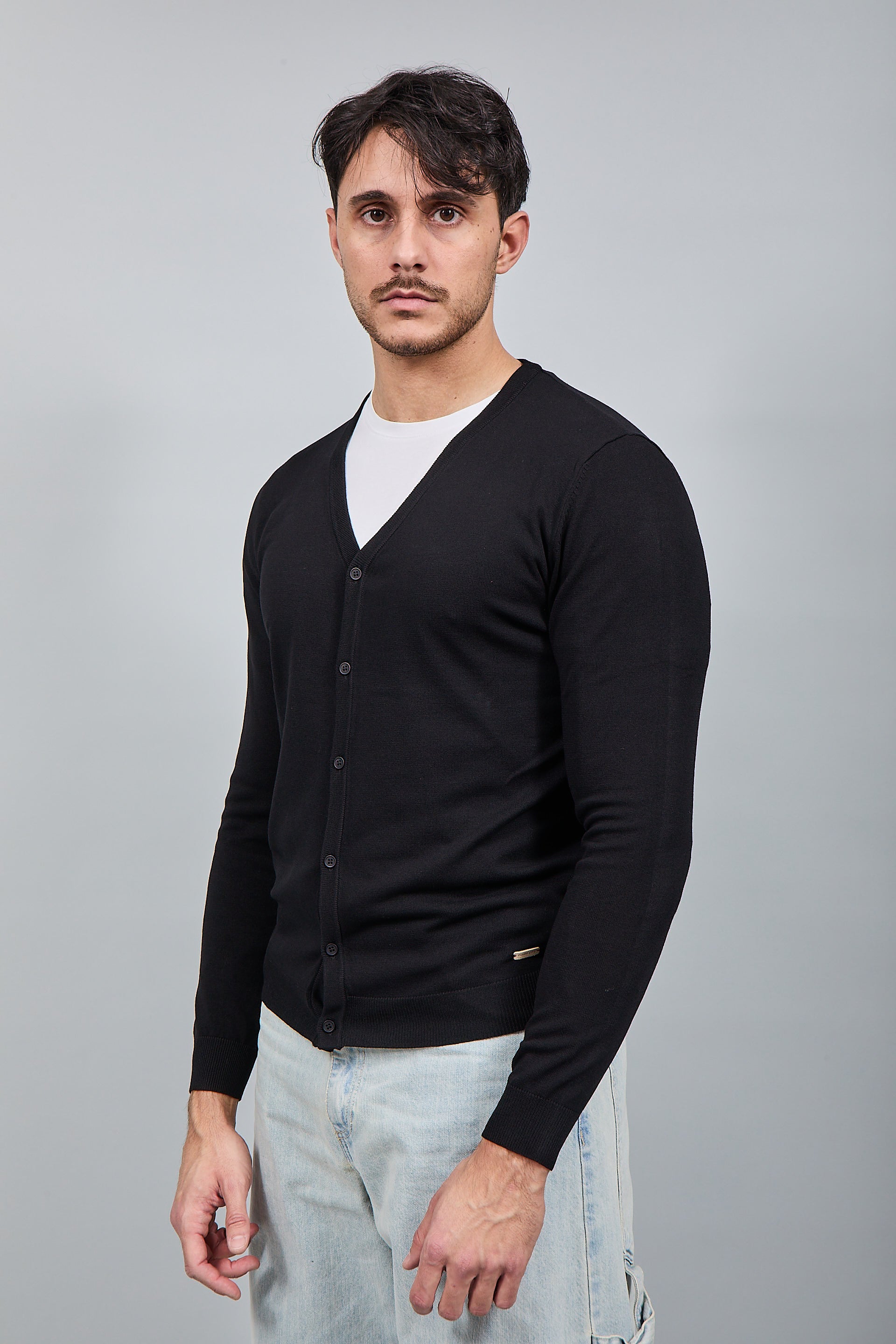 Cardigan Gianni Lupo 513 Nero