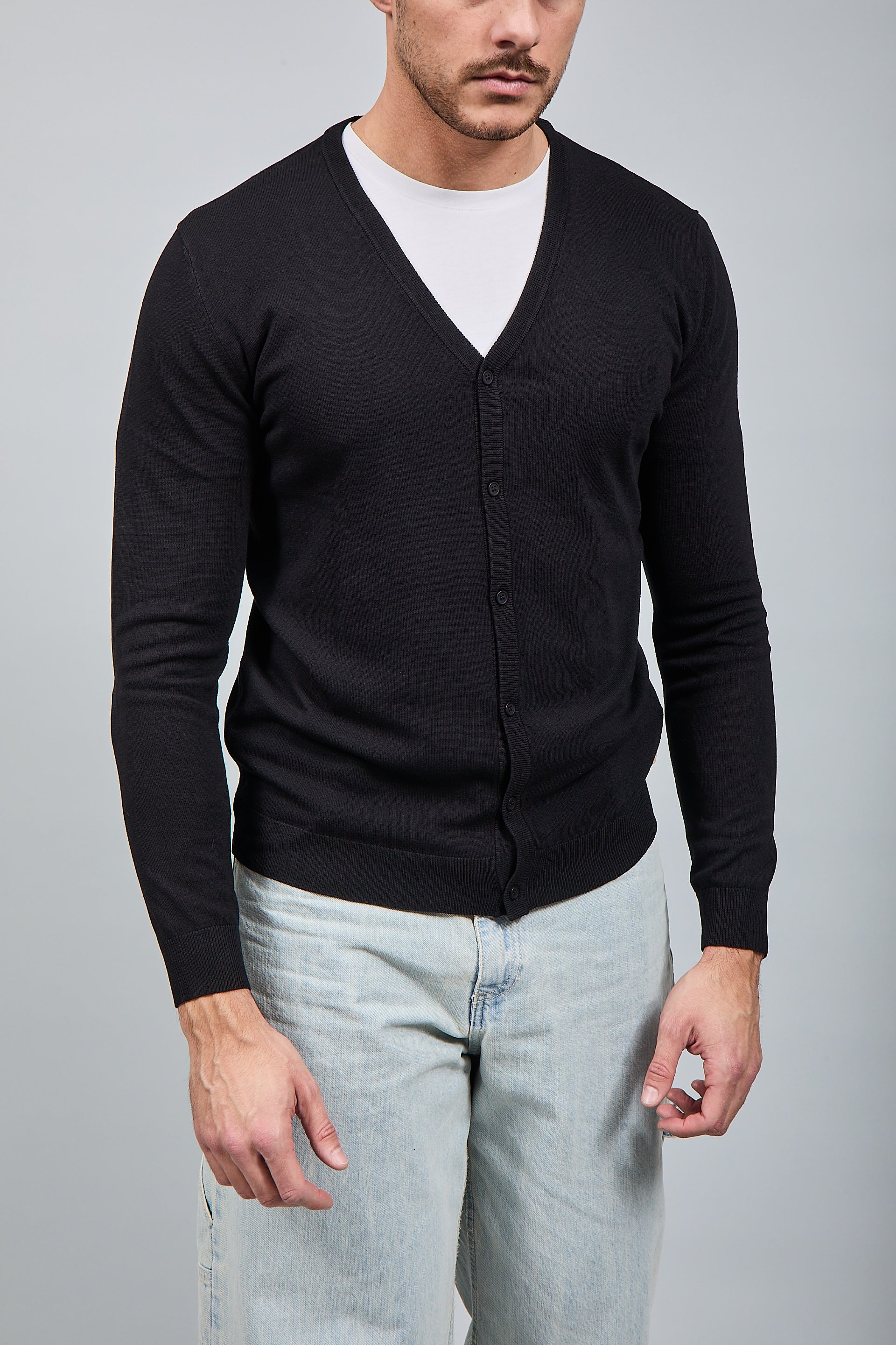 Cardigan Gianni Lupo 513 Nero