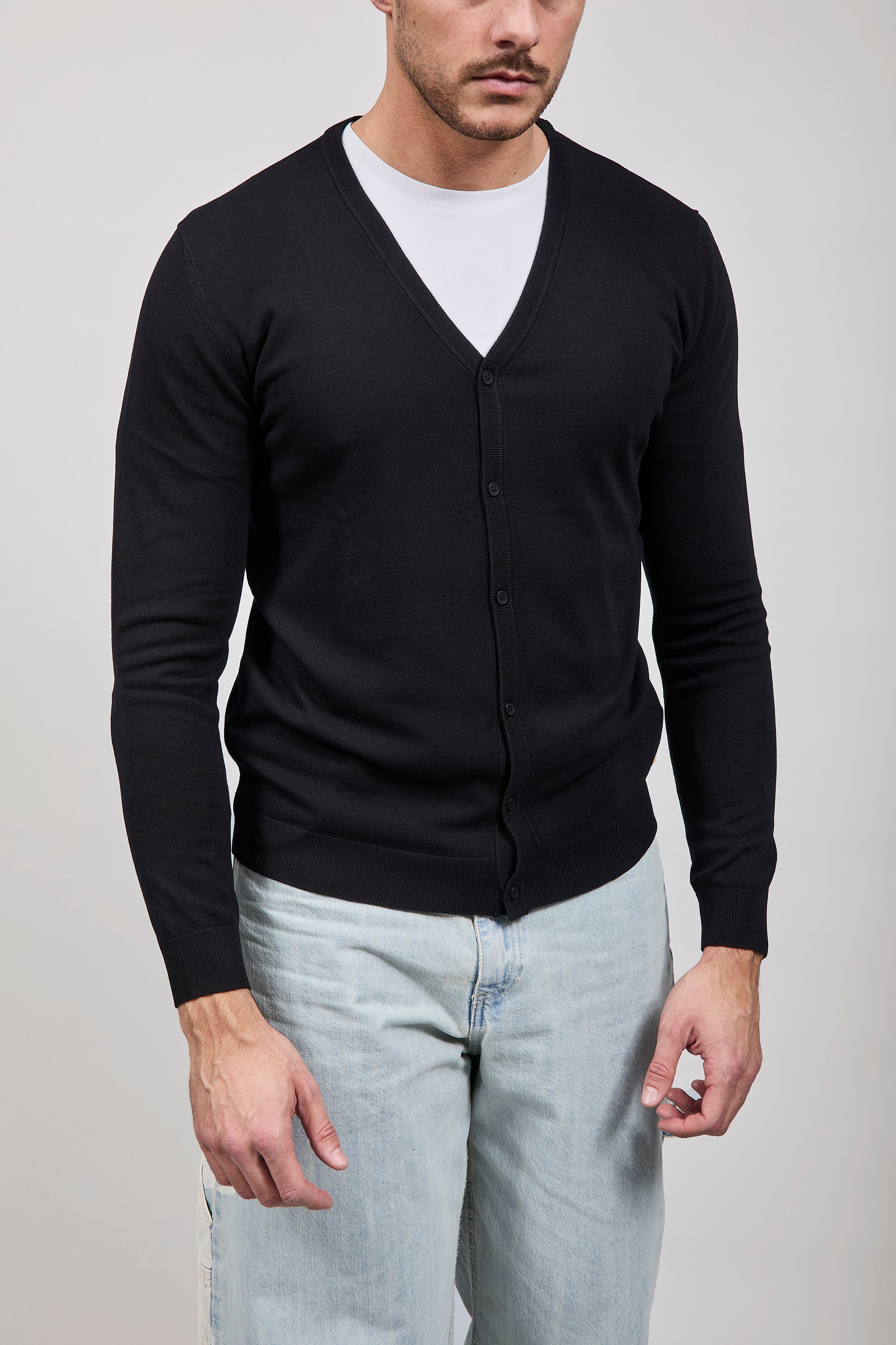 Cardigan Gianni Lupo 513 Nero