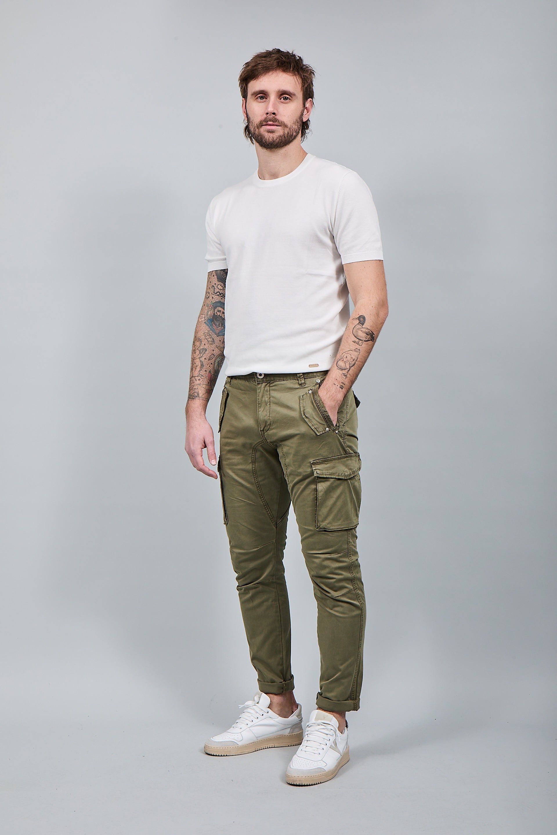 Pantalone Gianni Lupo Cargo Militare 2363