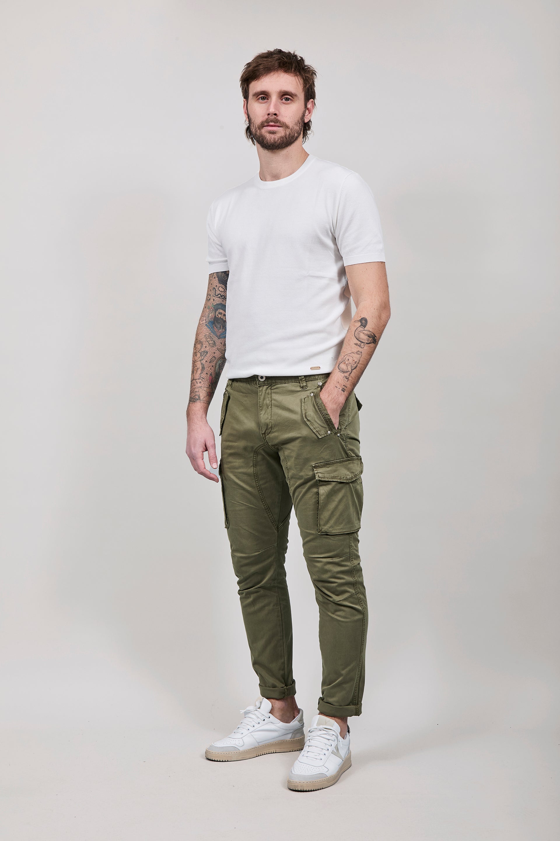 Pantalone Gianni Lupo Cargo Militare 2363