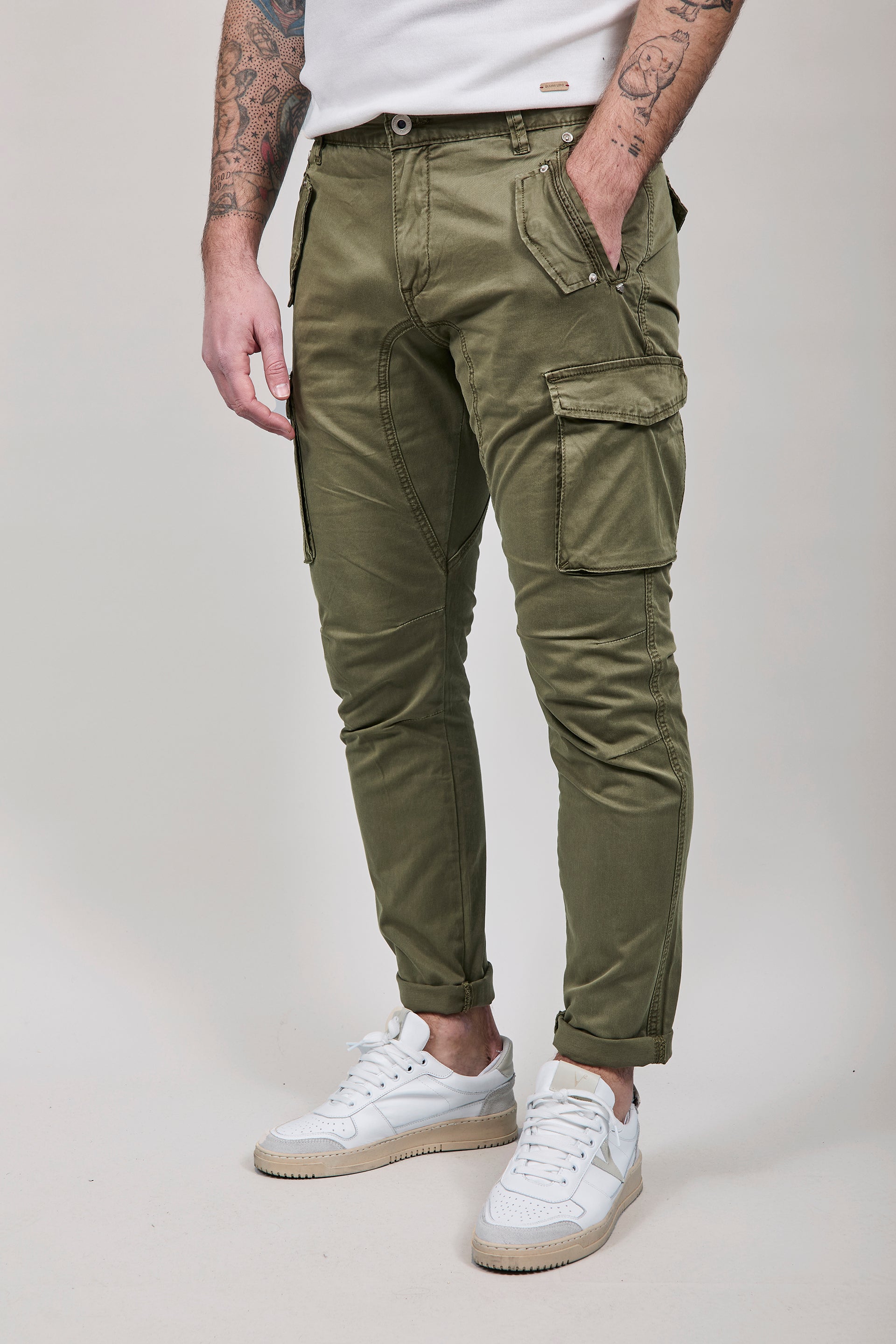Pantalone Gianni Lupo Cargo Militare 2363