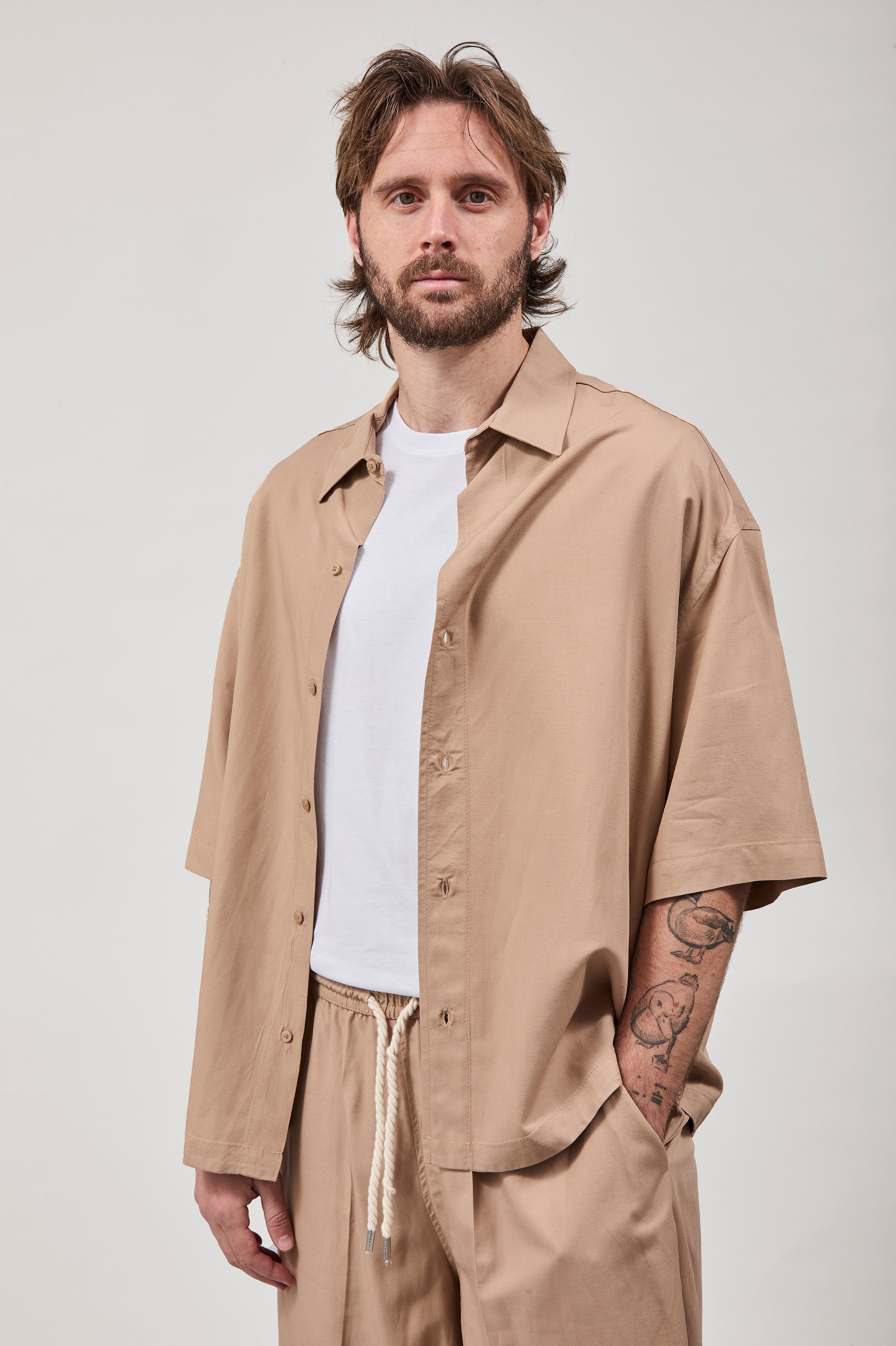 Camicia Berna Beige 225