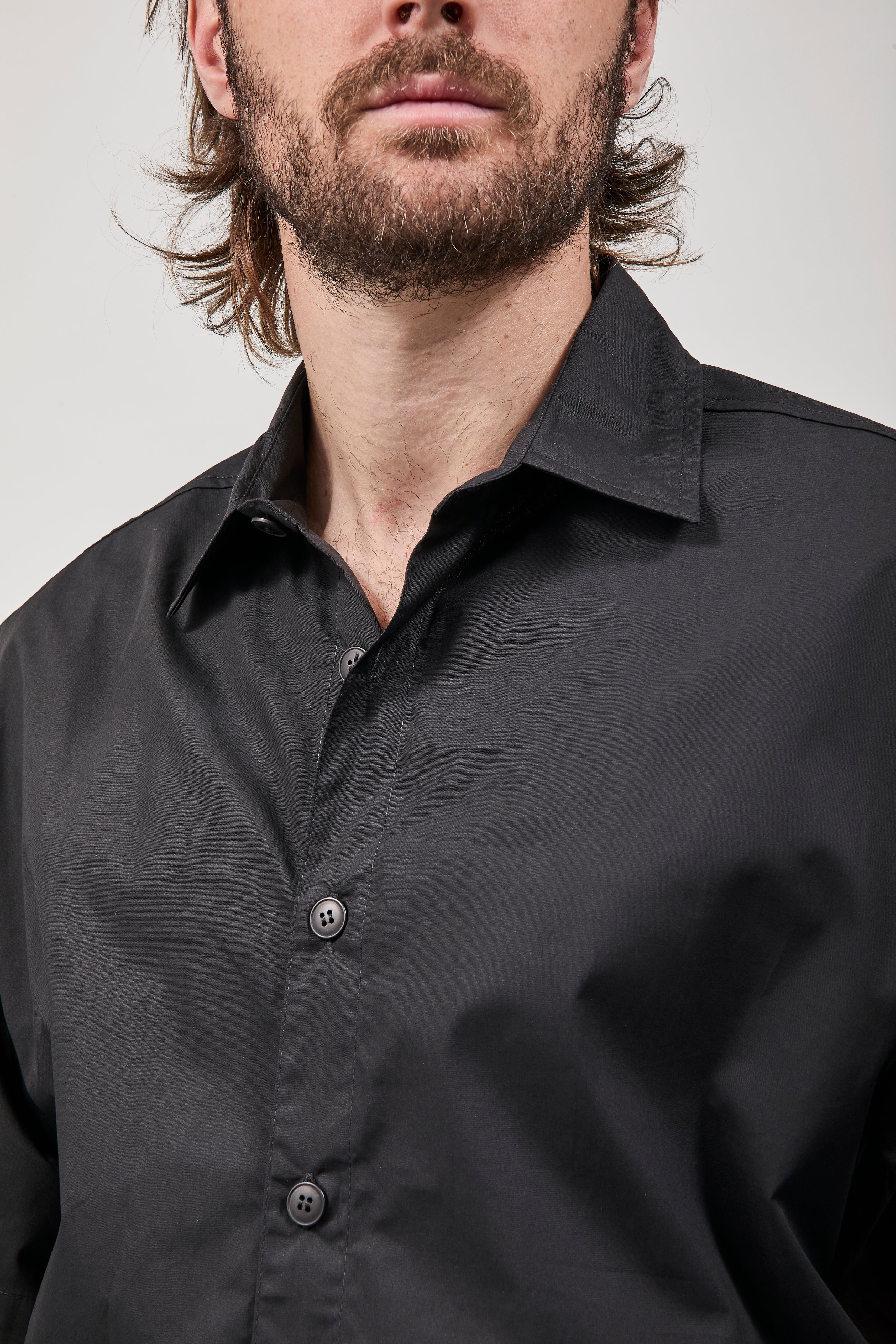 Camicia Imperial Doppia manica Nera