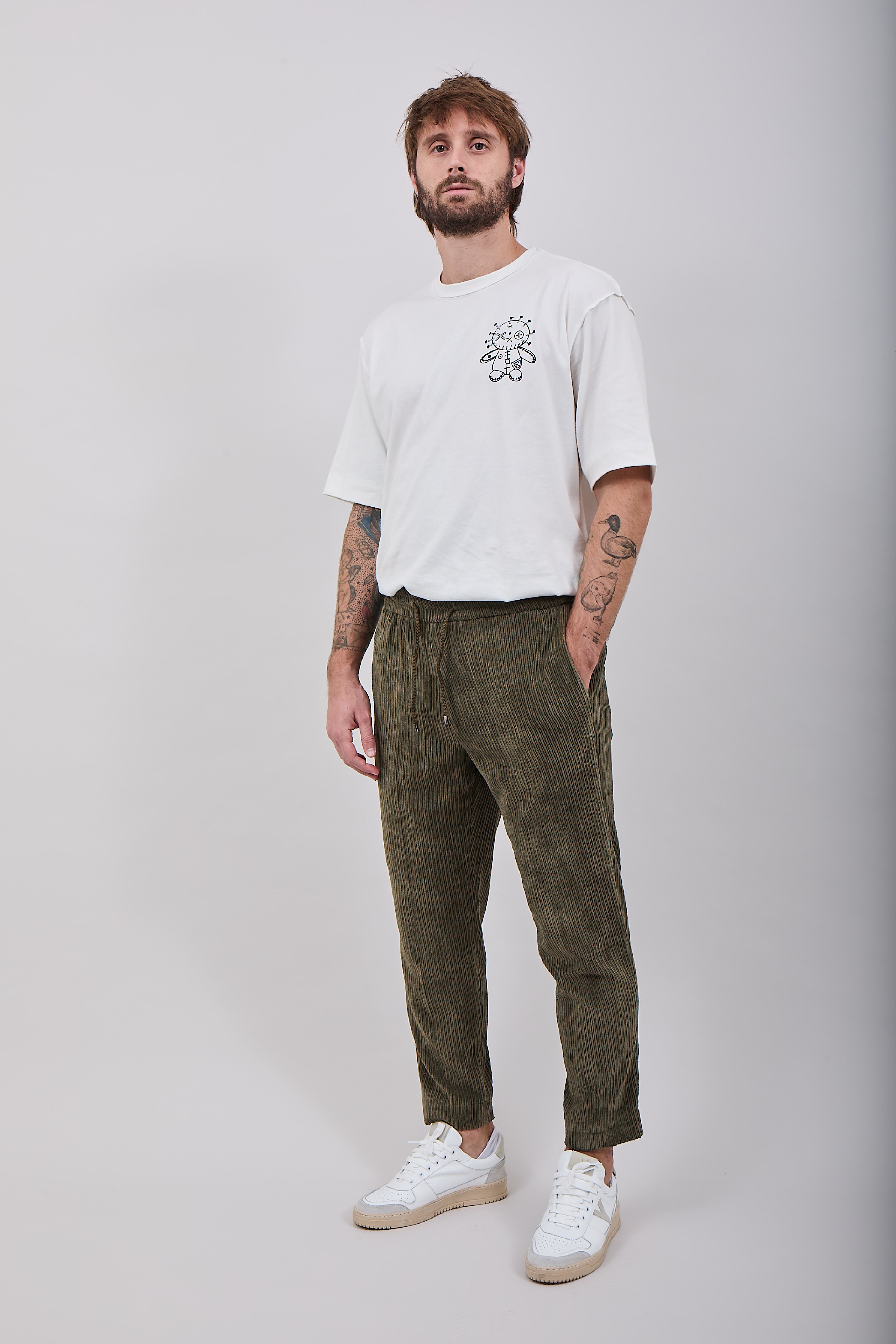 Pantalaccio Berna 387 Velluto Verde