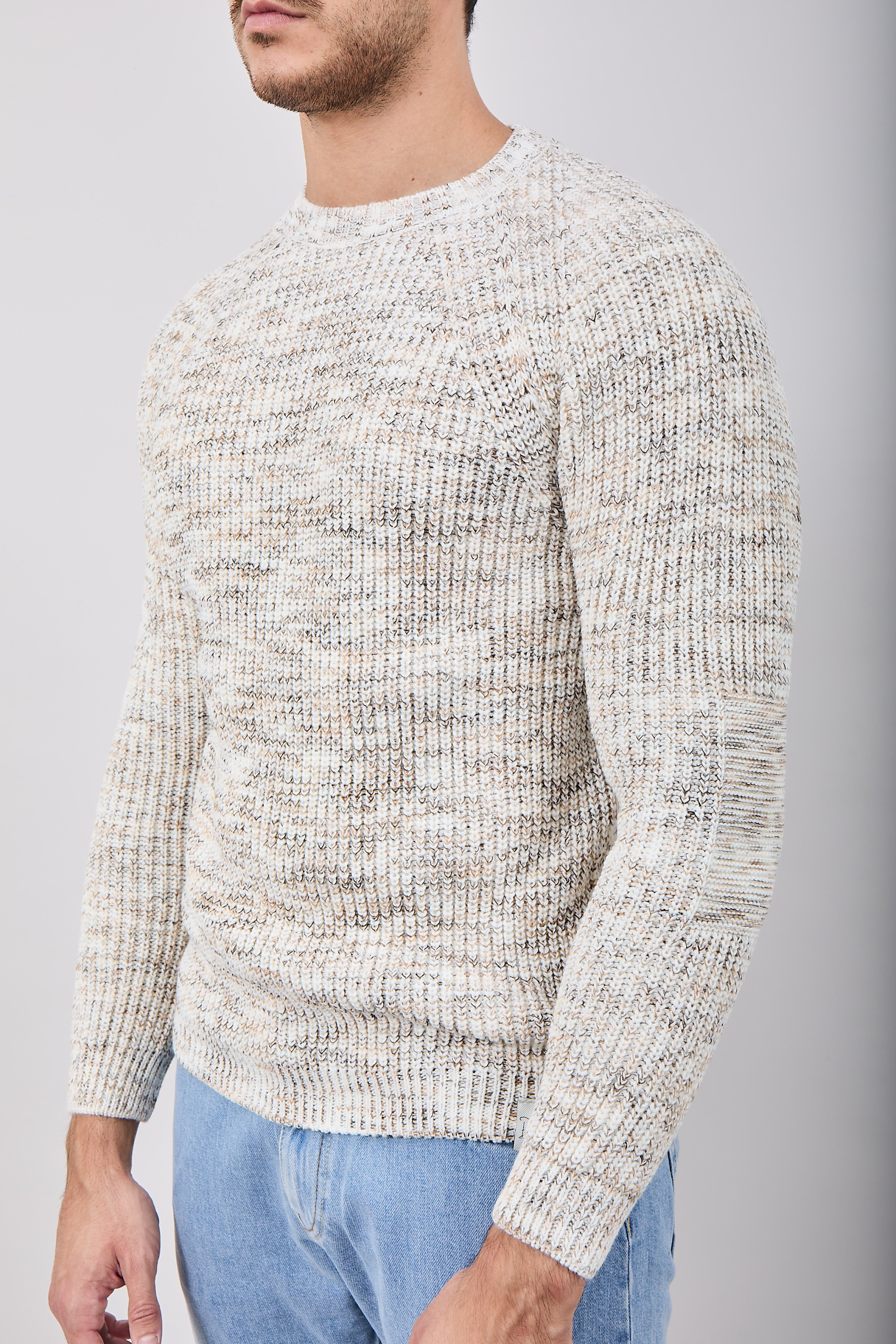 Maglione Block Eleven Malè Panna