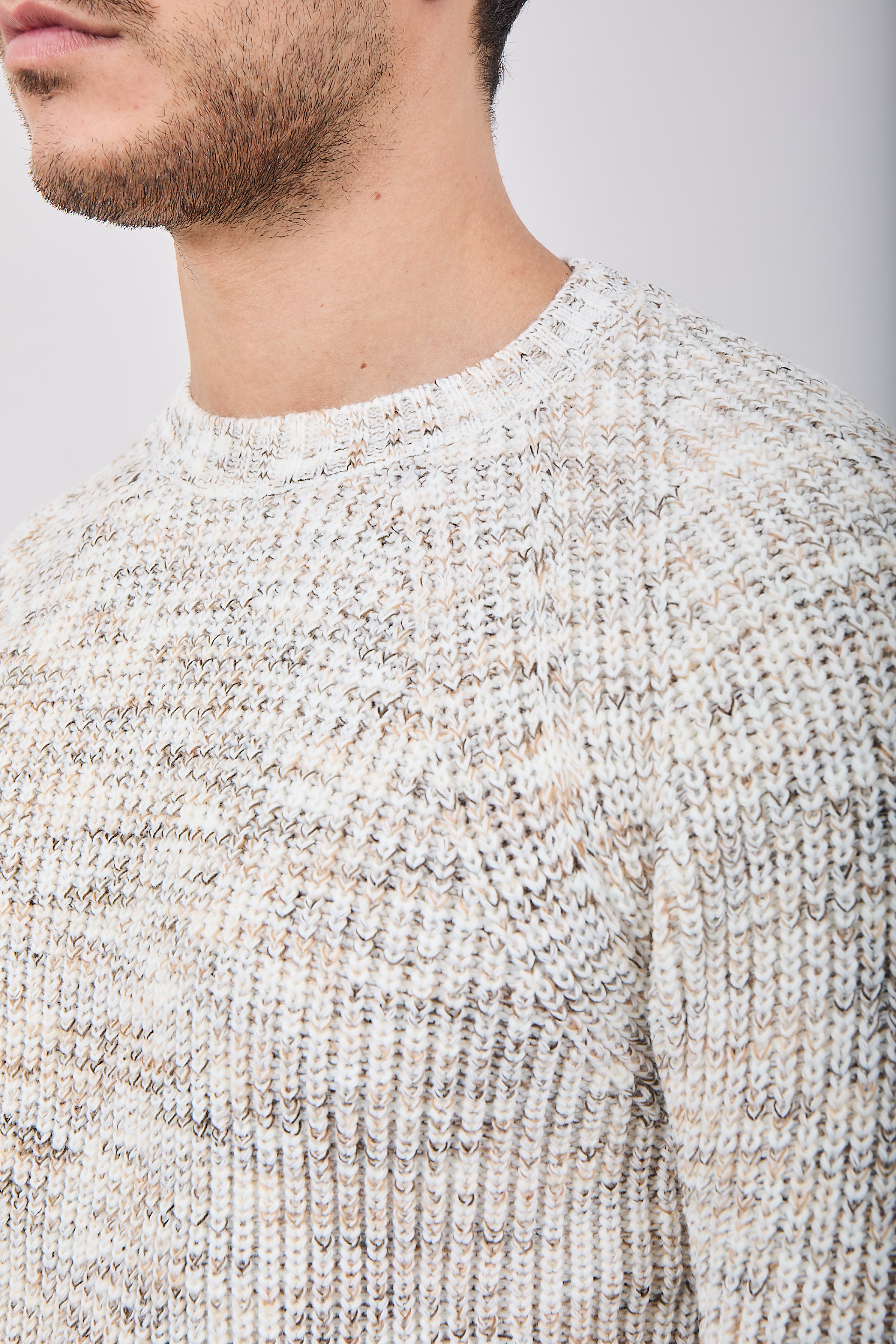 Maglione Block Eleven Malè Panna