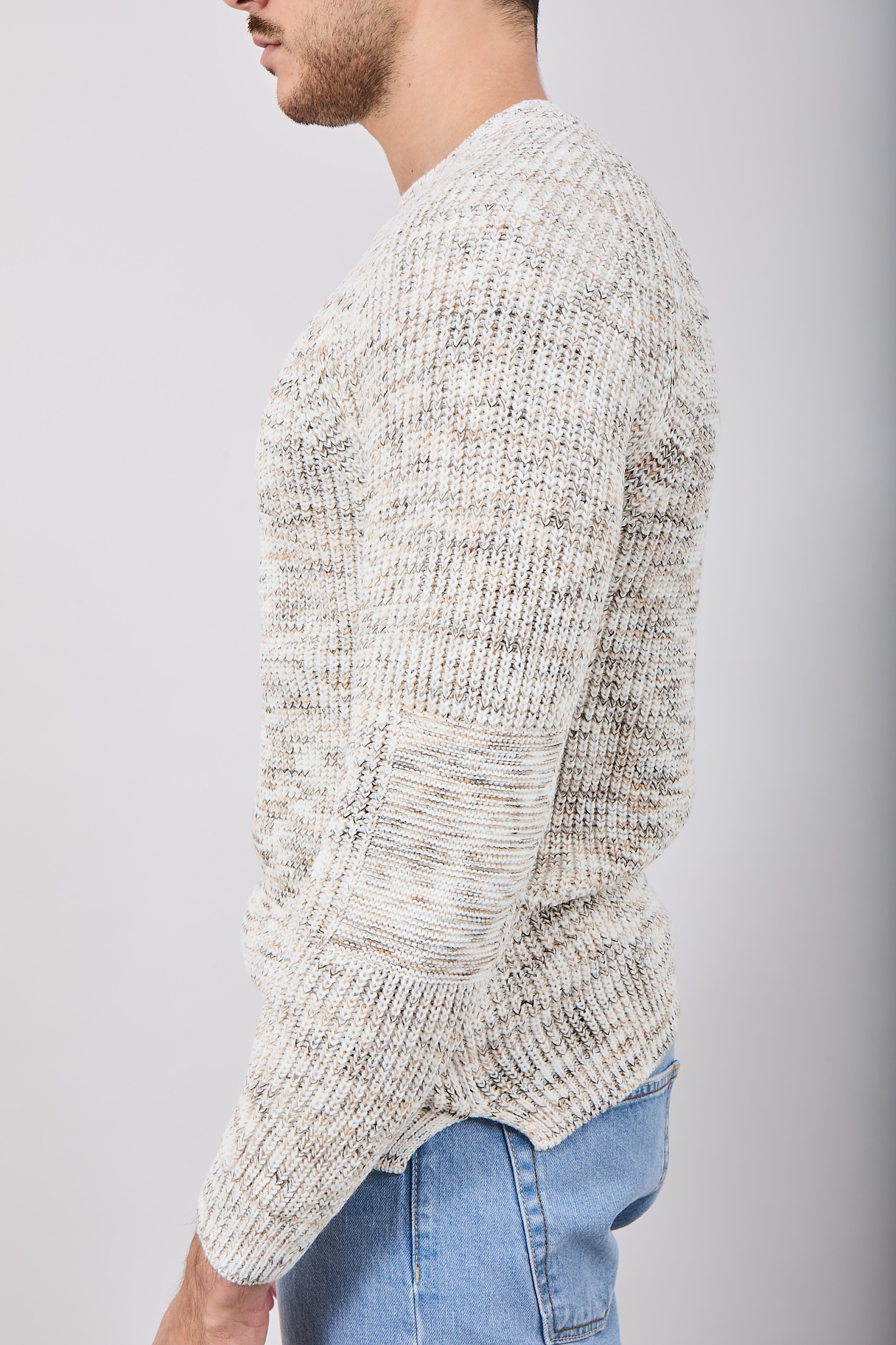 Maglione Block Eleven Malè Panna