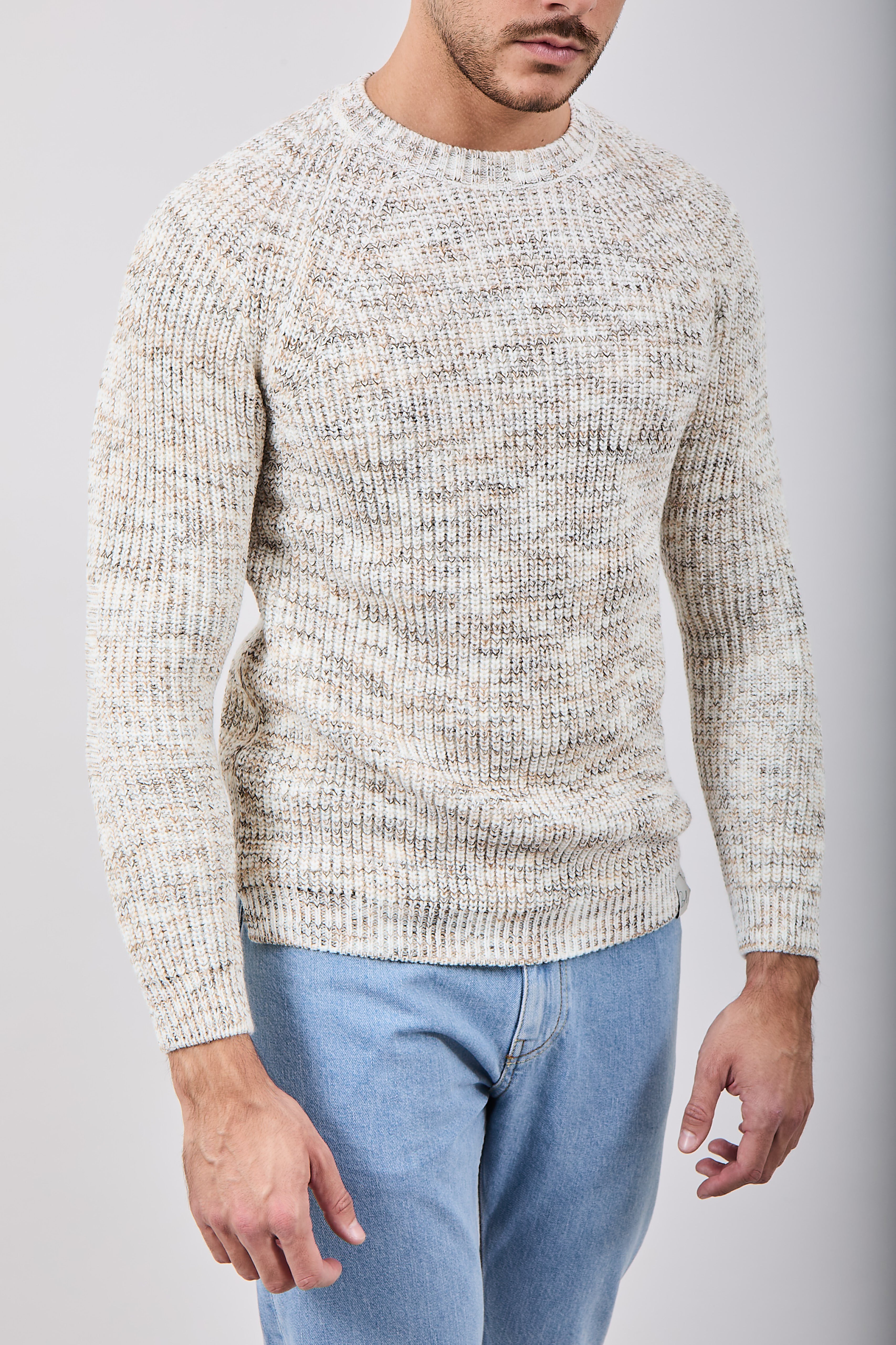 Maglione Block Eleven Malè Panna