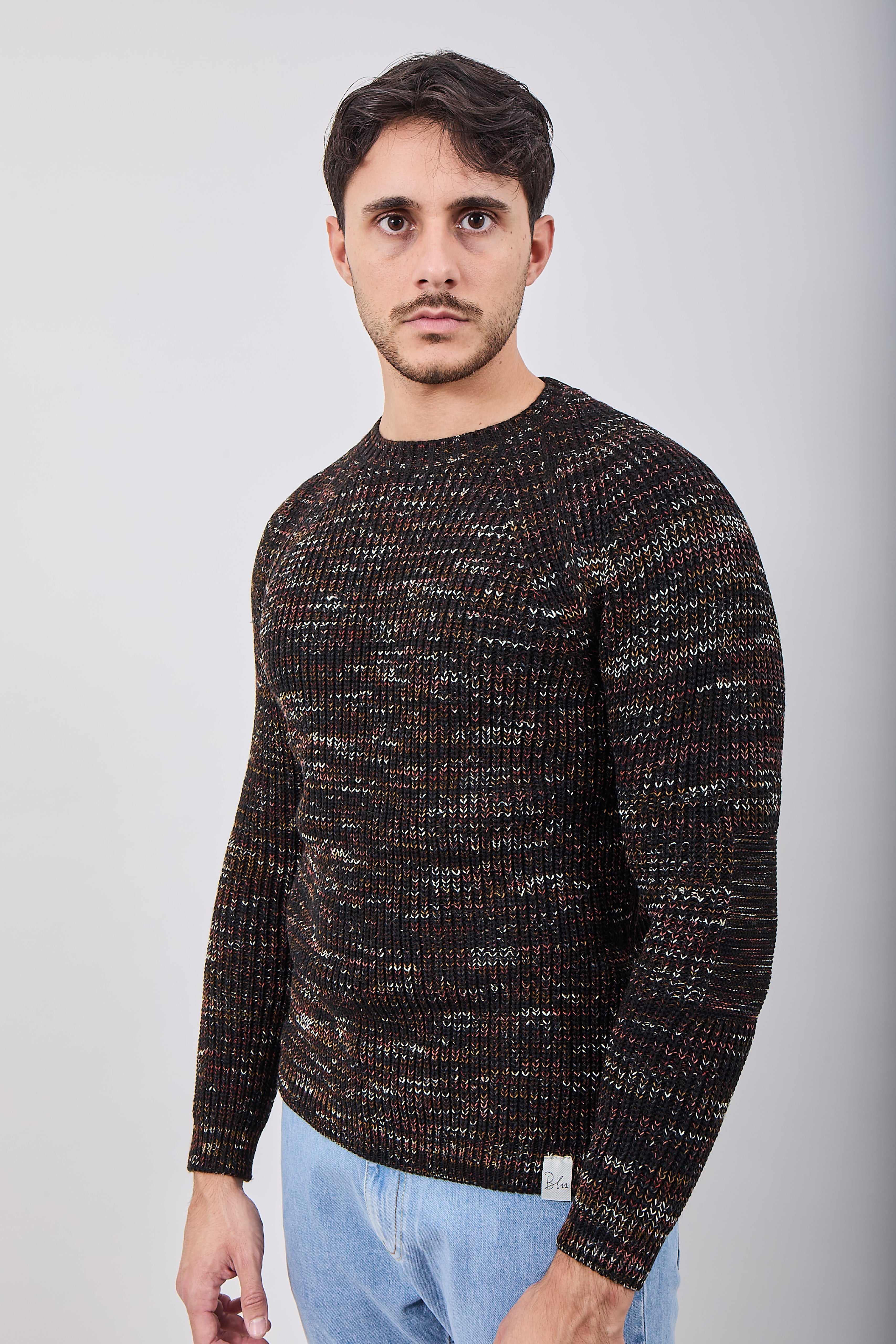 Maglione Block Eleven Malè Nero