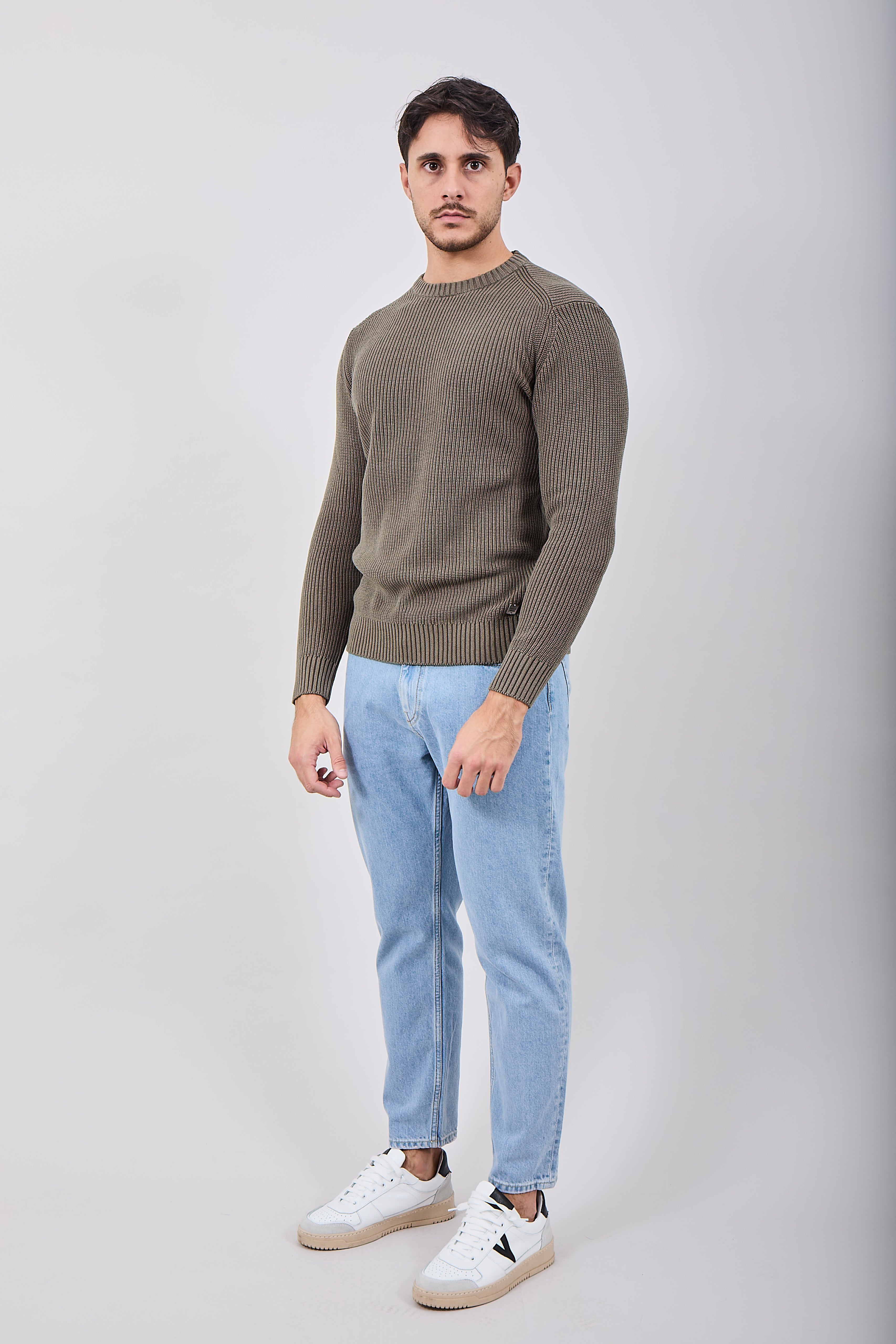 Maglione Block Eleven Stone Sottobosco