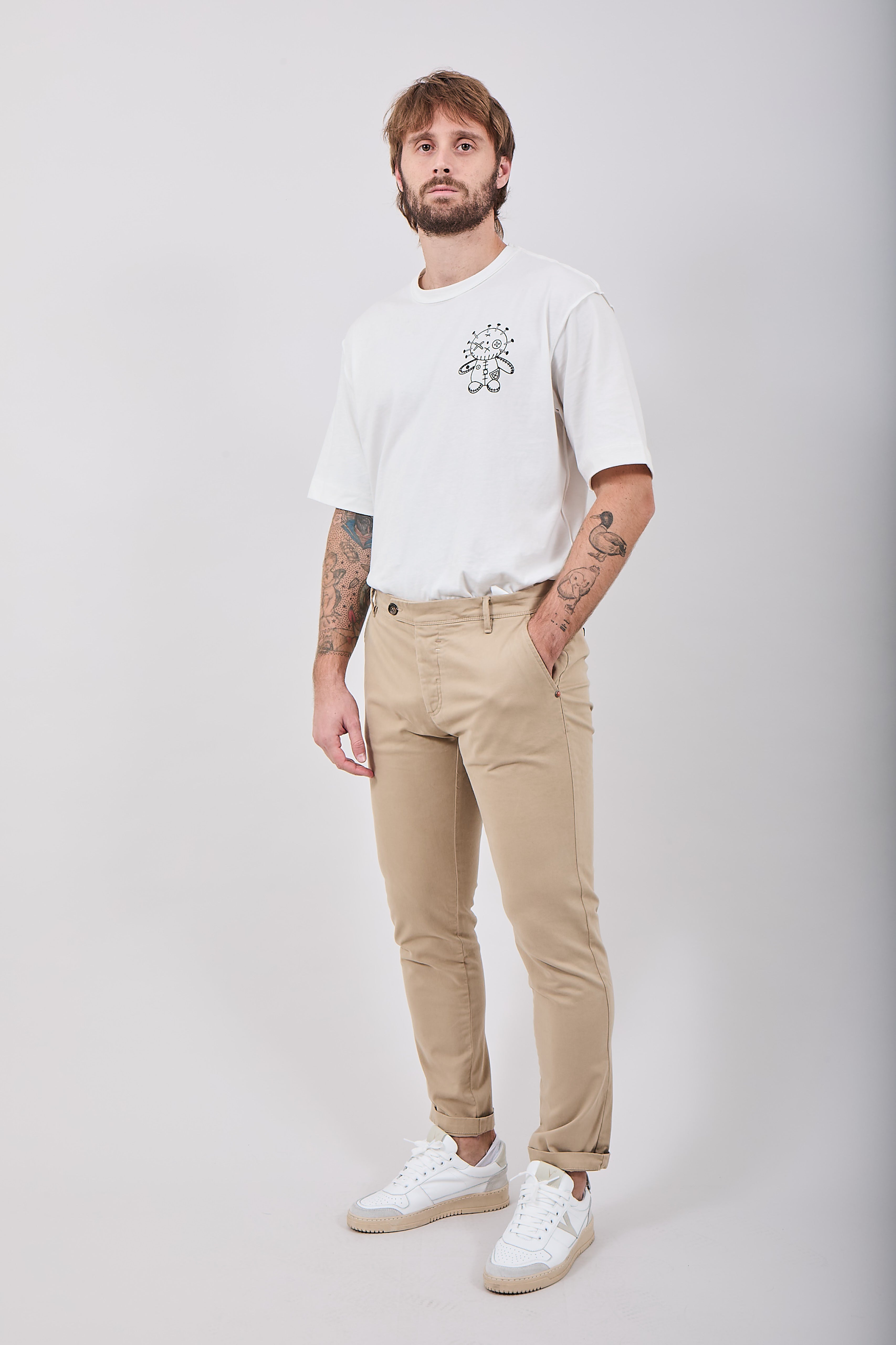 Pantalone Alta tensione Belgrado Beige 2654