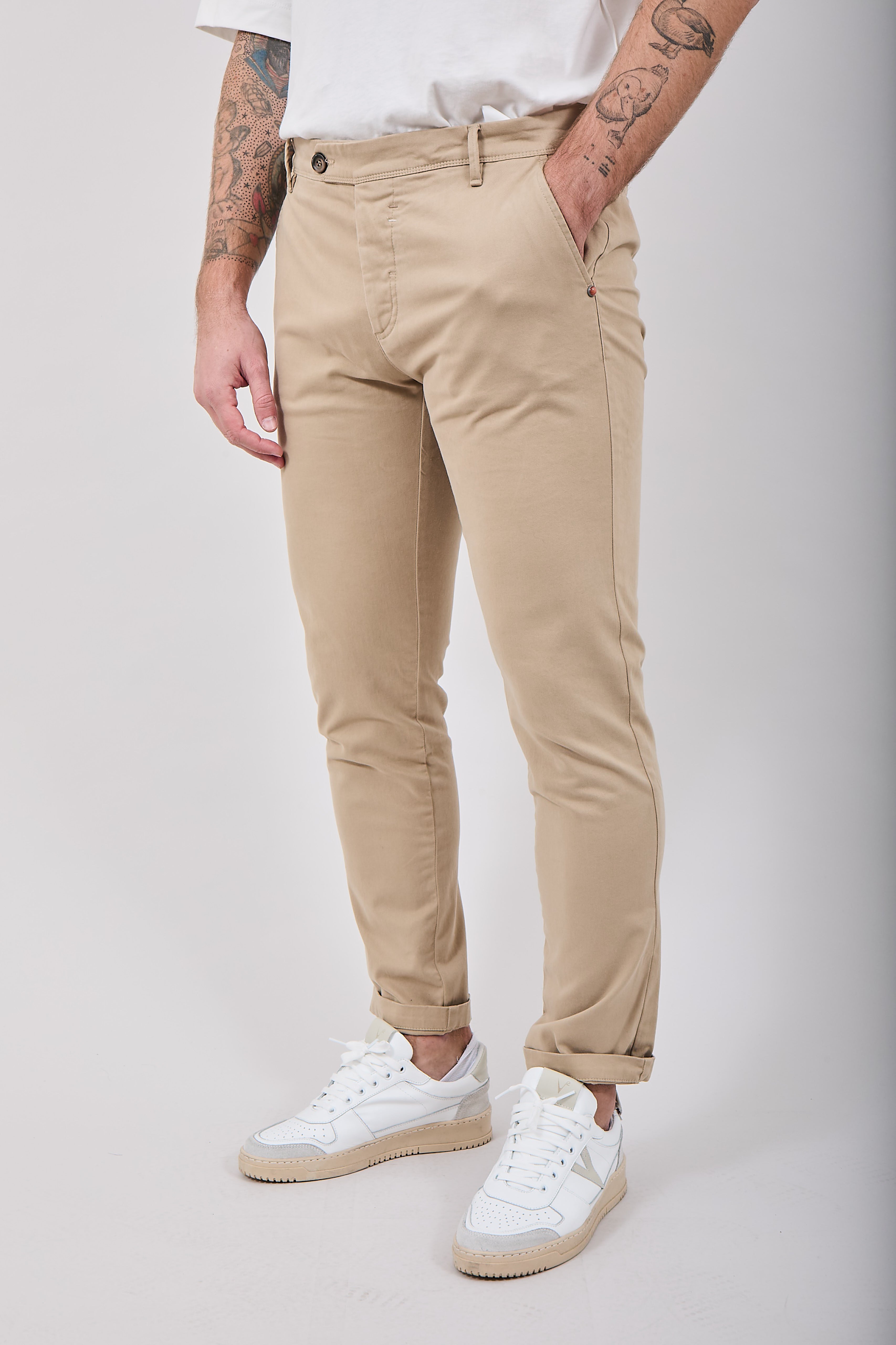 Pantalone Alta tensione Belgrado Beige 2654