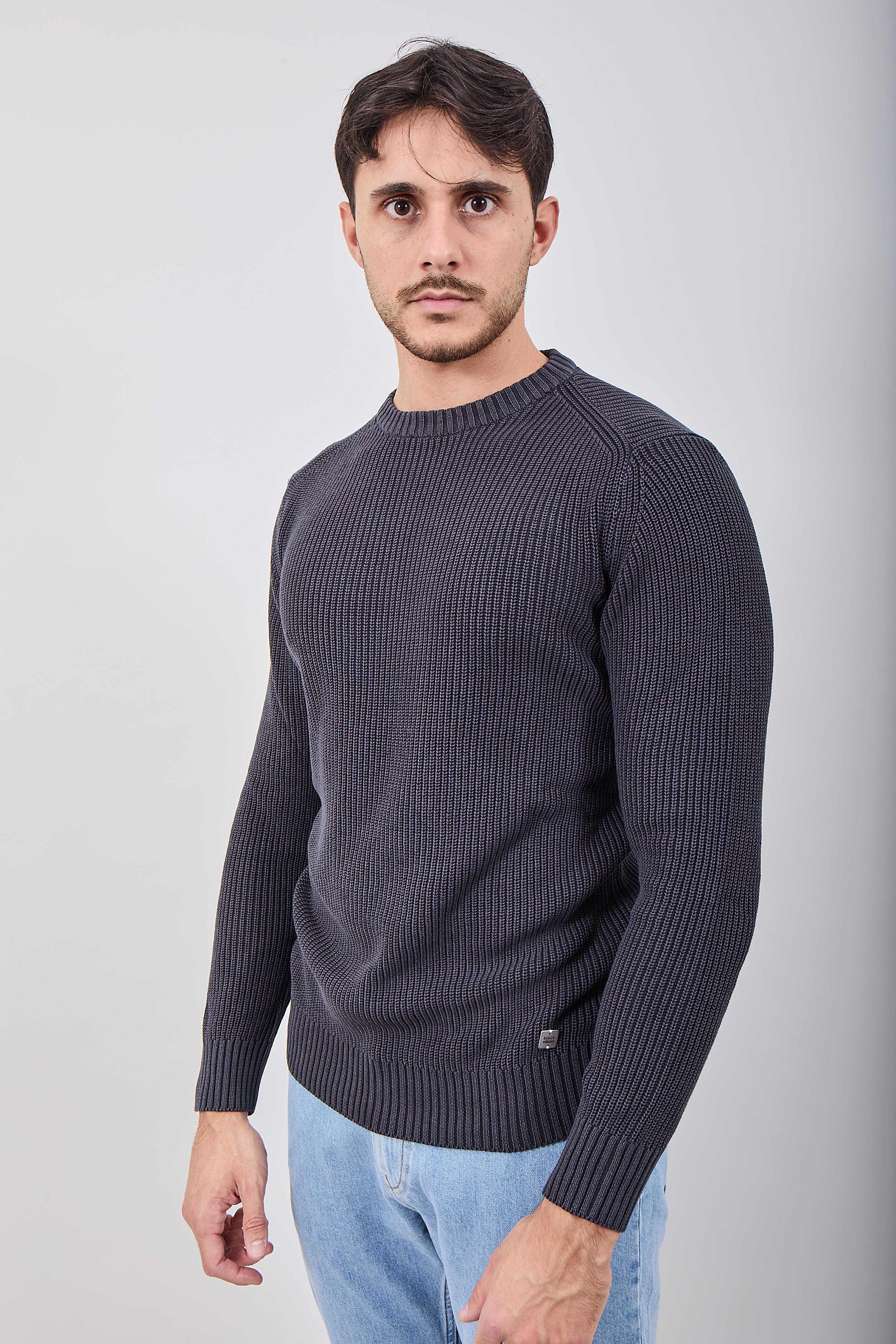 Maglione Block Eleven Stone Notte