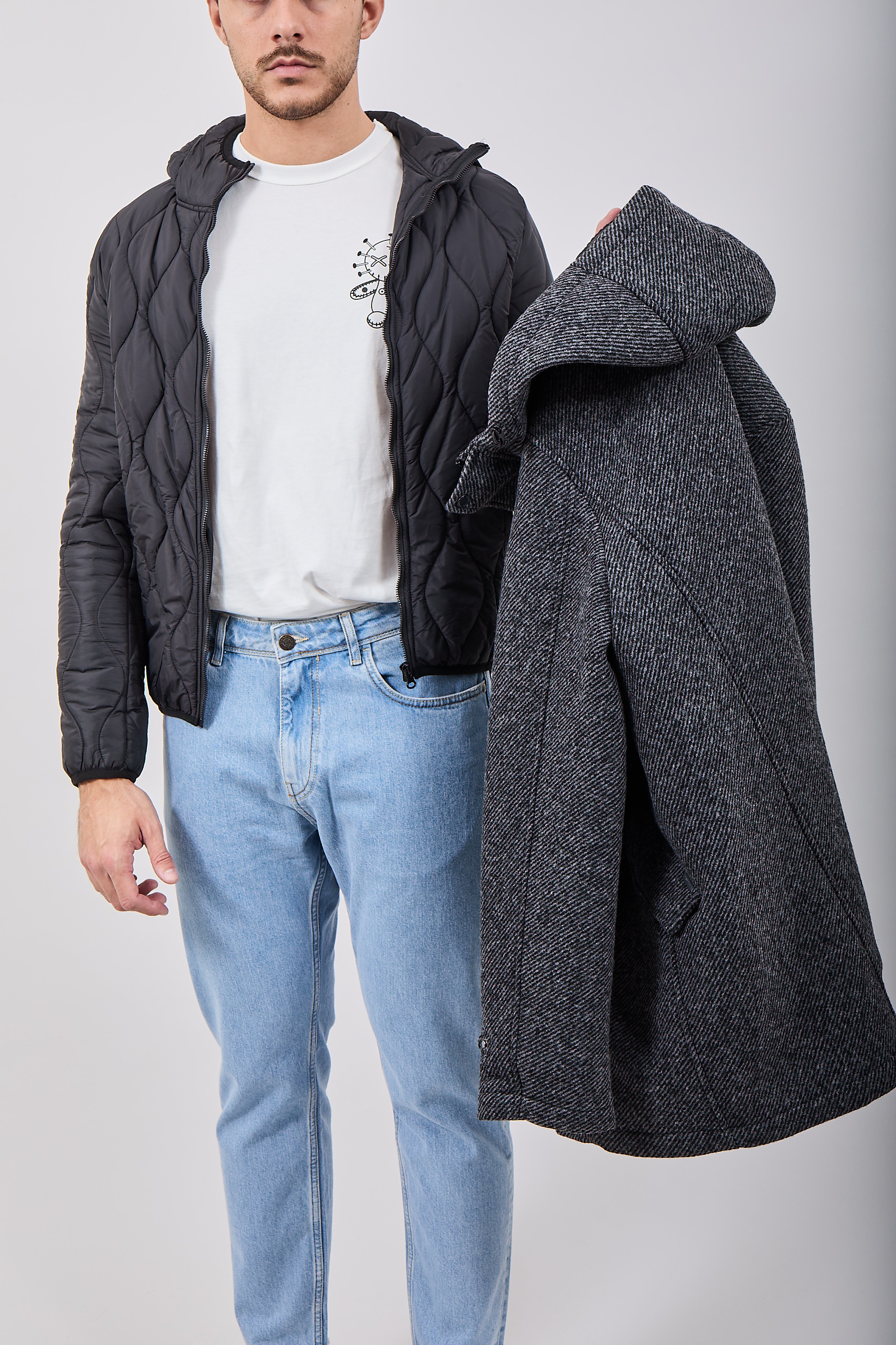 Giubbotto Gianni Lupo Nero 362