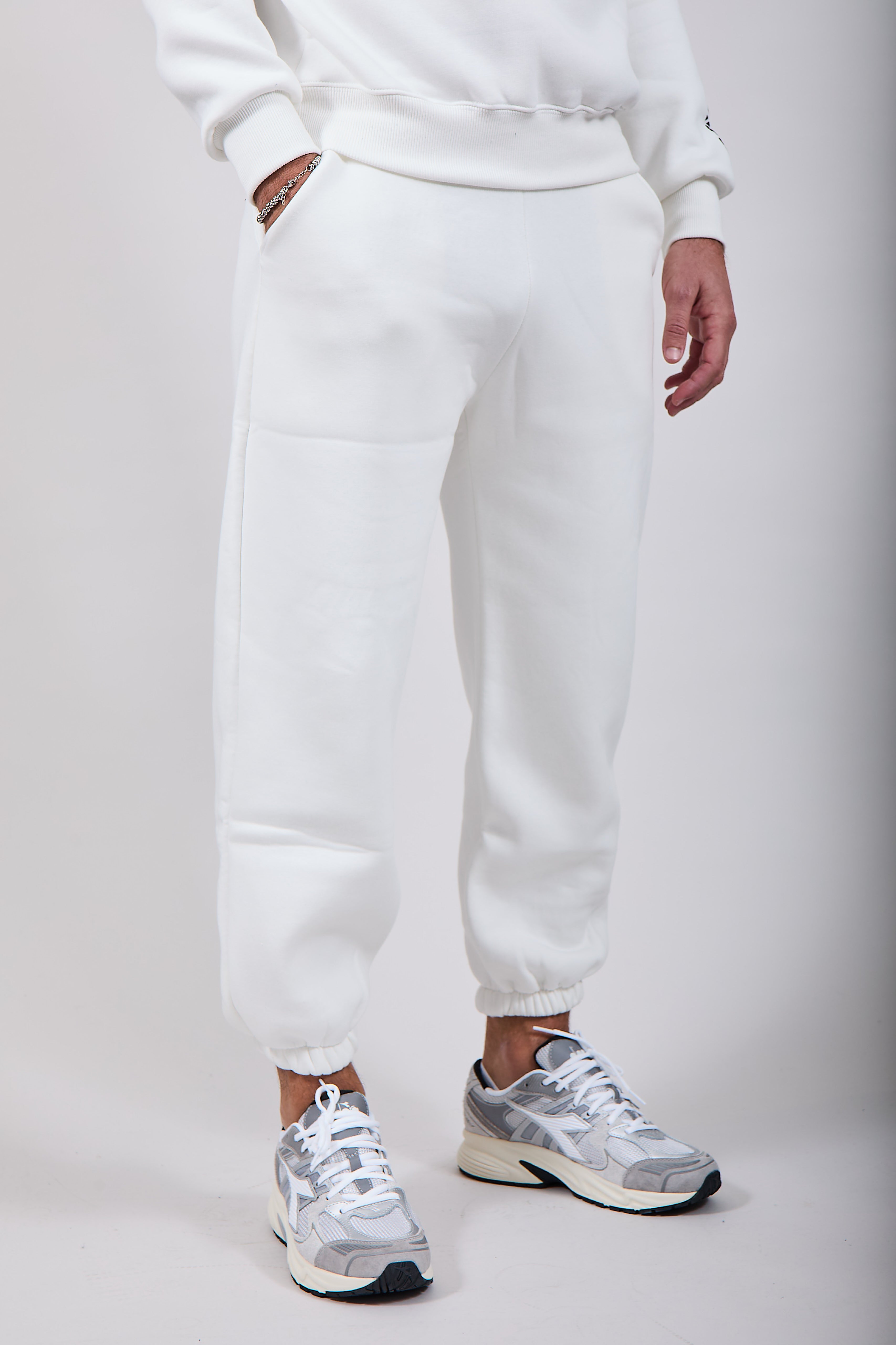 Pantalone Berna Felpa Panna 221 (12236068421972)