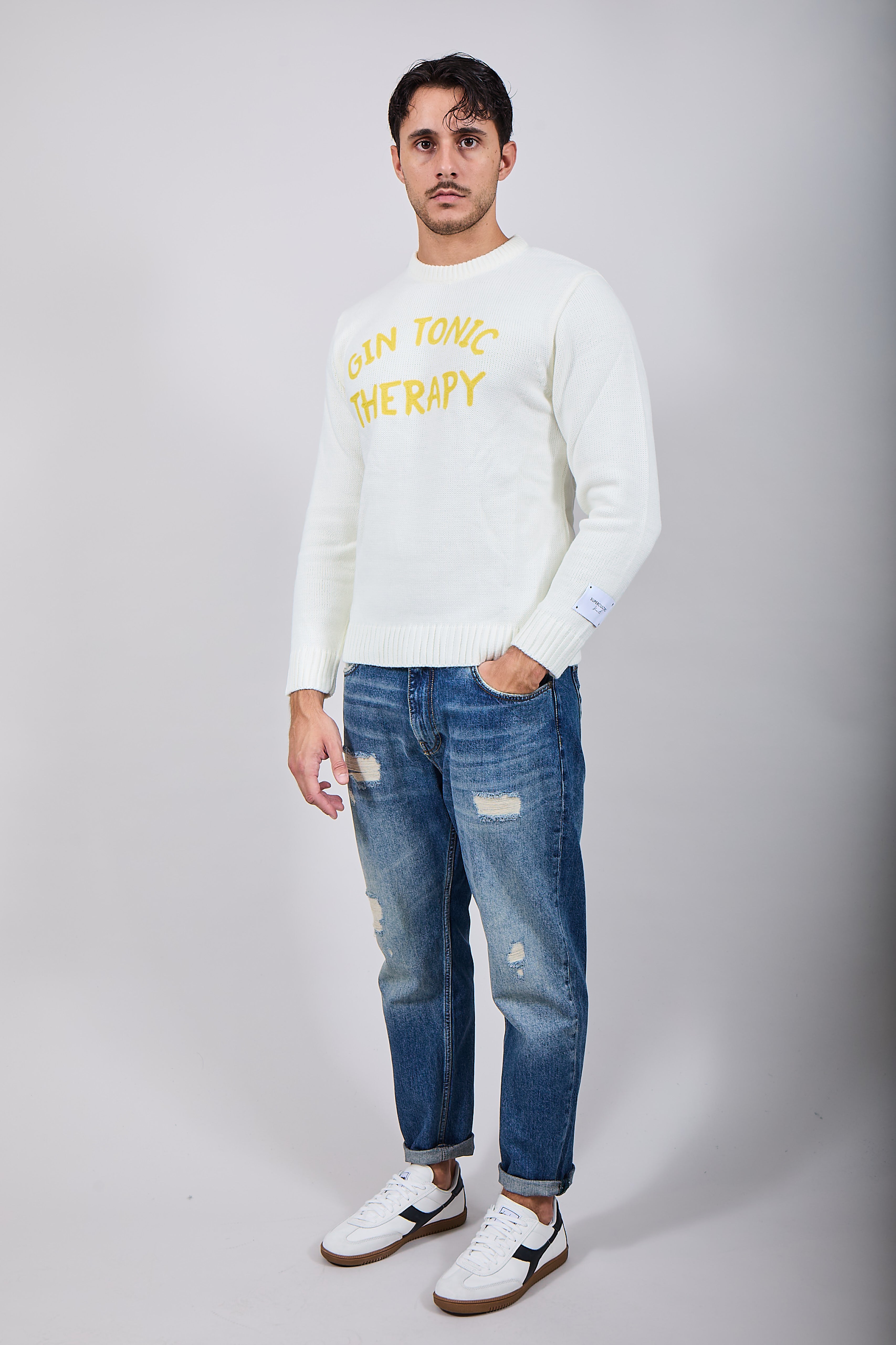 Maglioncino Superculture Panna AK5003 (12214769484116)