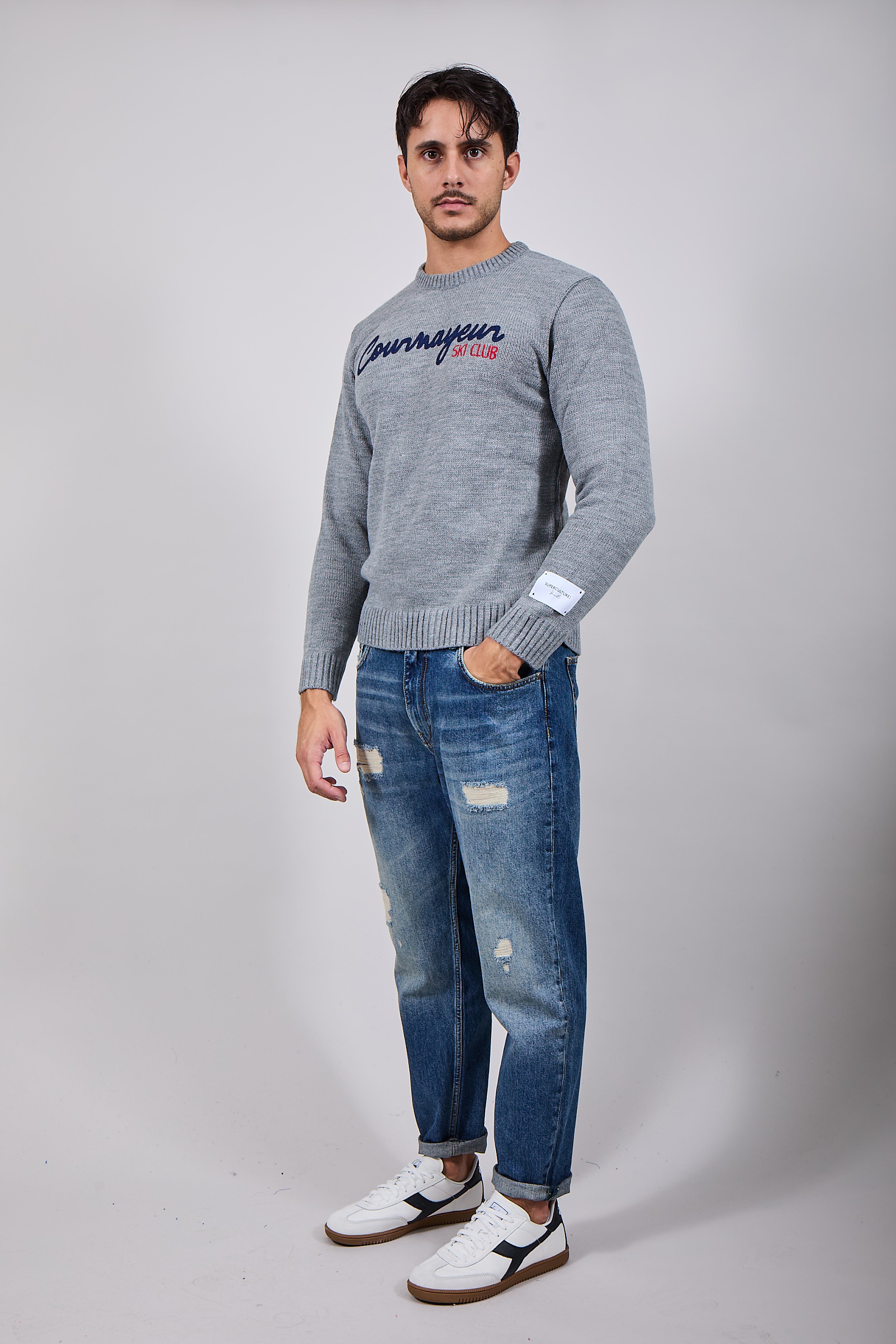 Maglioncino Superculture Grigio AK5029 (12214736126292)