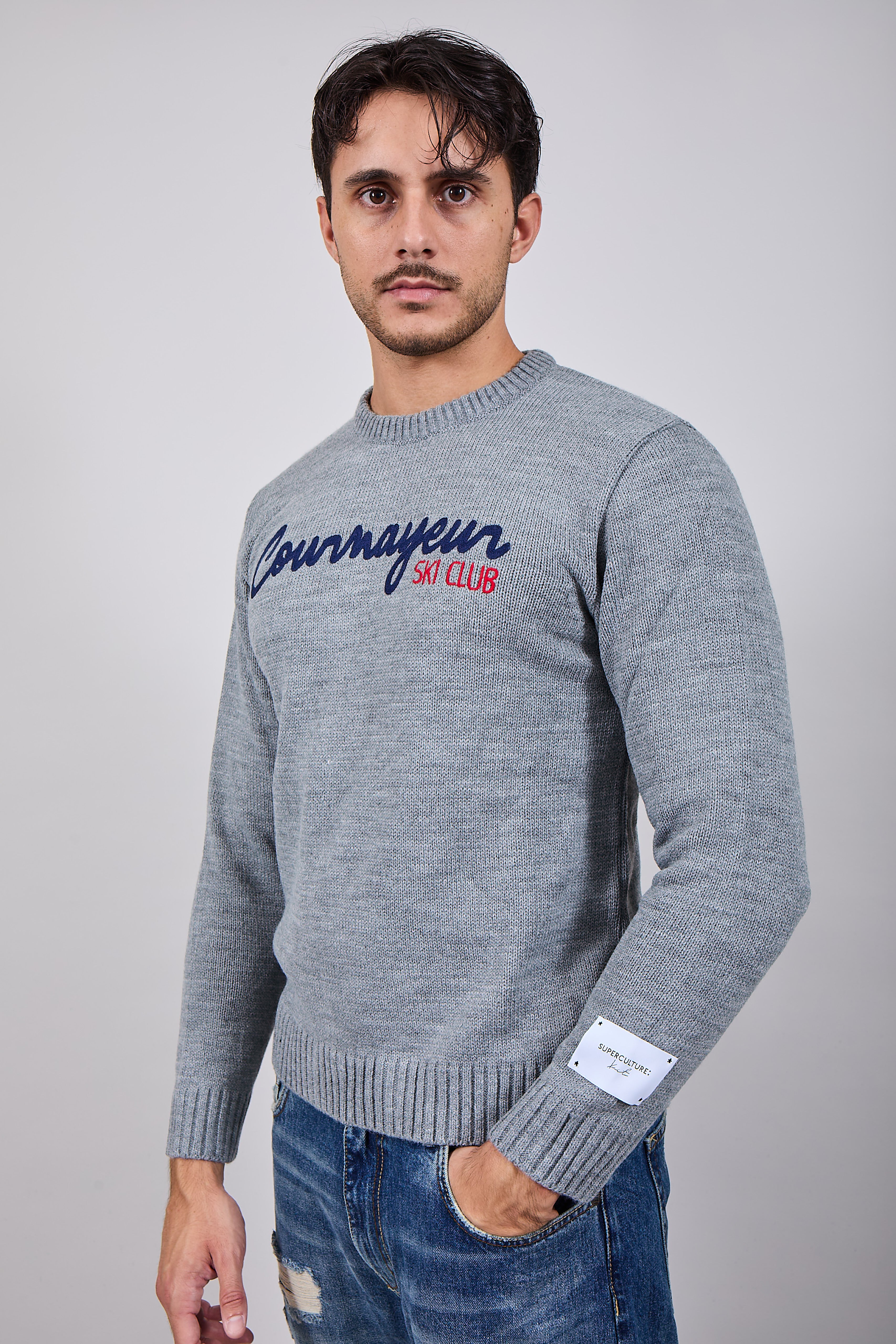 Maglioncino Superculture Grigio AK5029 (12214736126292)