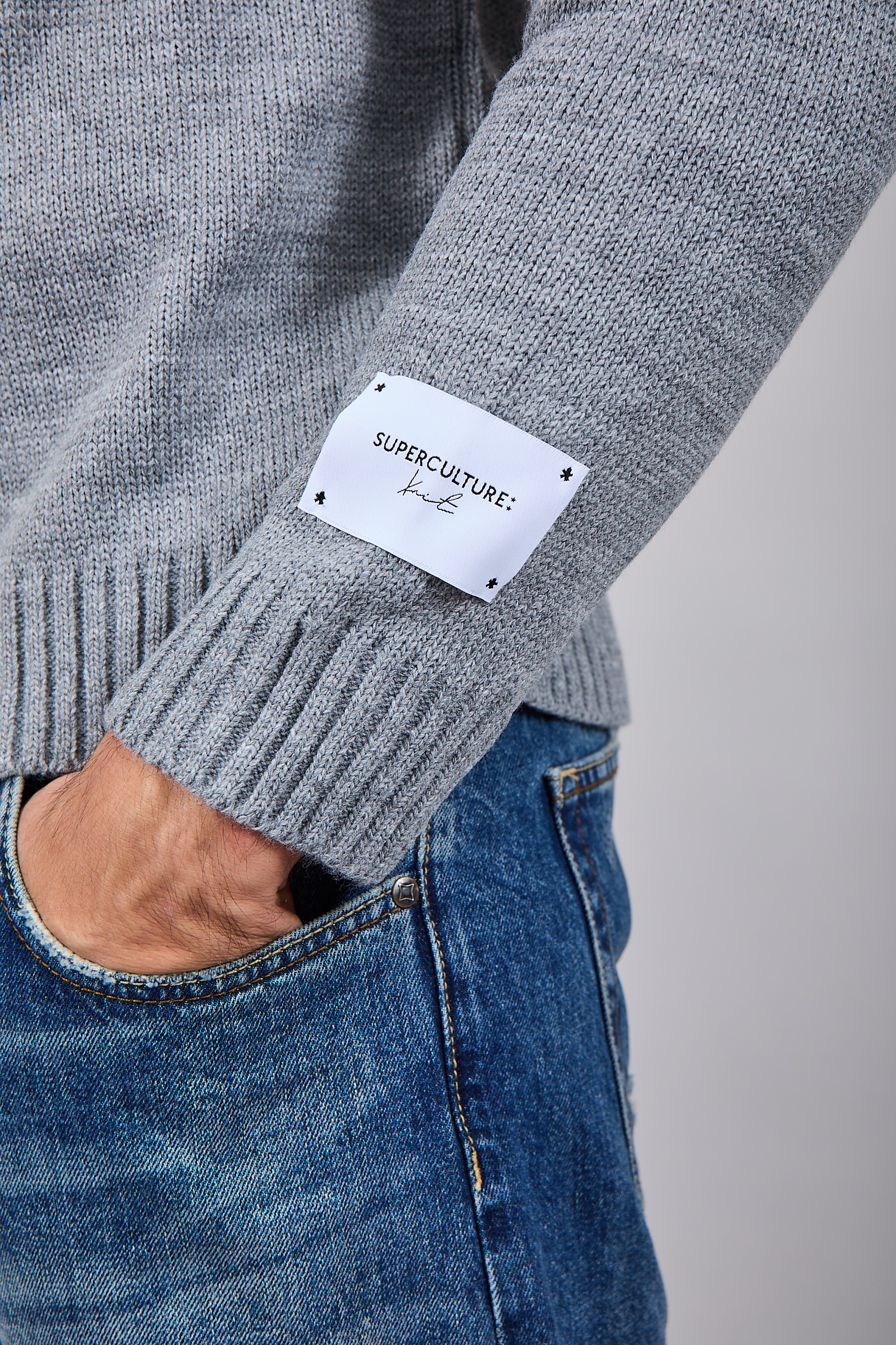 Maglioncino Superculture Grigio AK5029 (12214736126292)