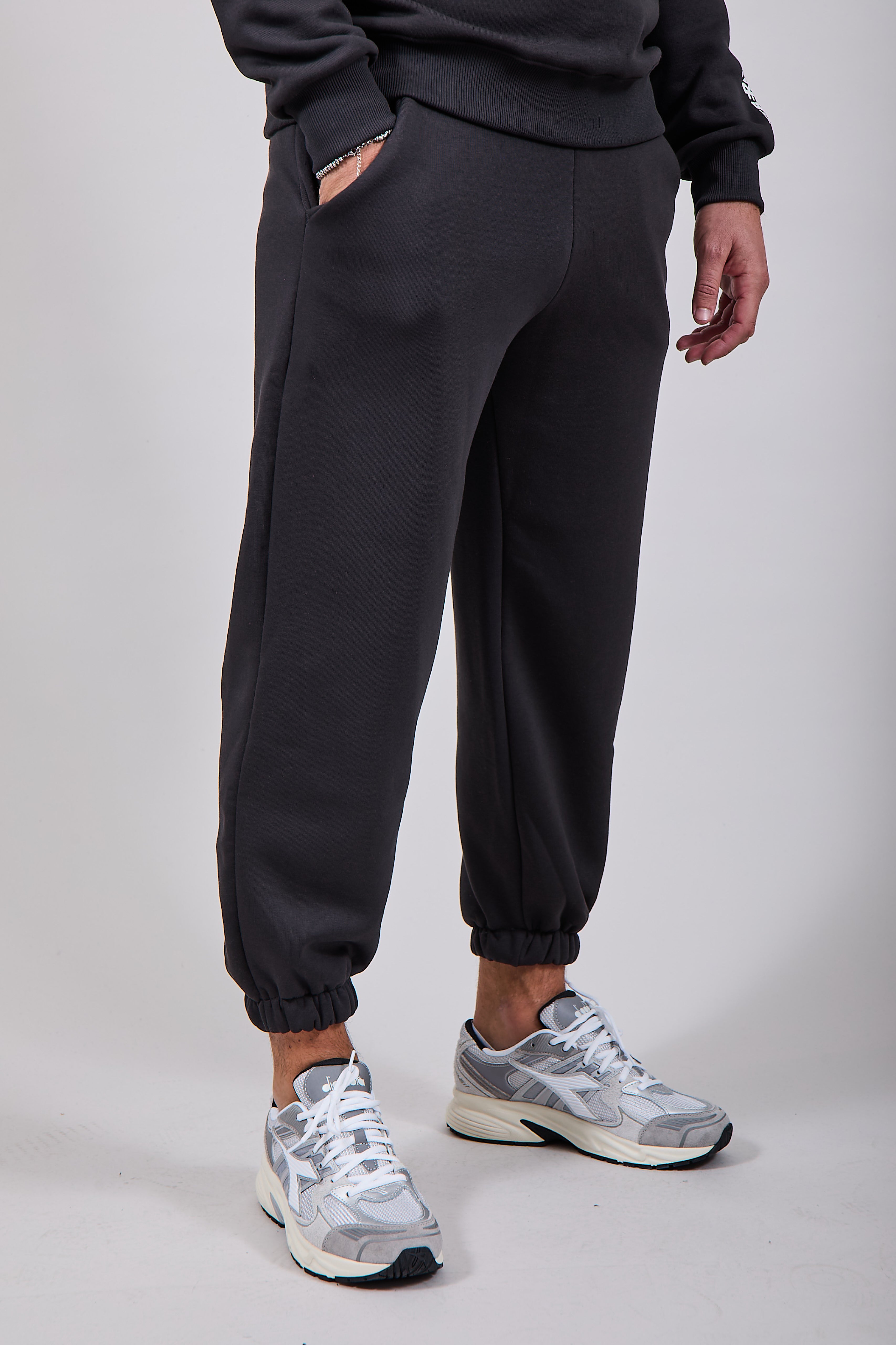 Pantalone Berna  Felpa Piombo 221 (12236067766612)