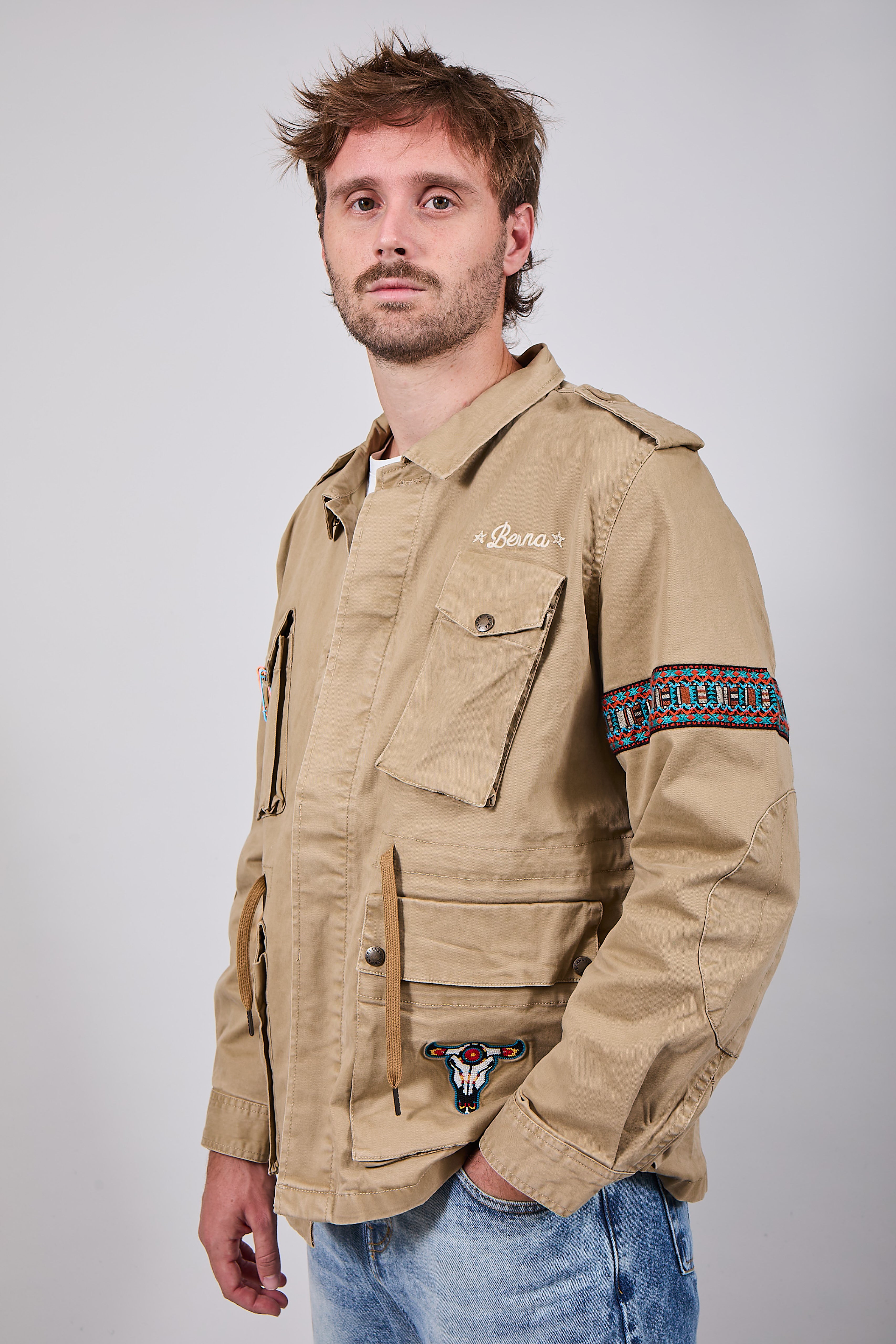 Field Jacket Berna Falco Beige (12230138265940)