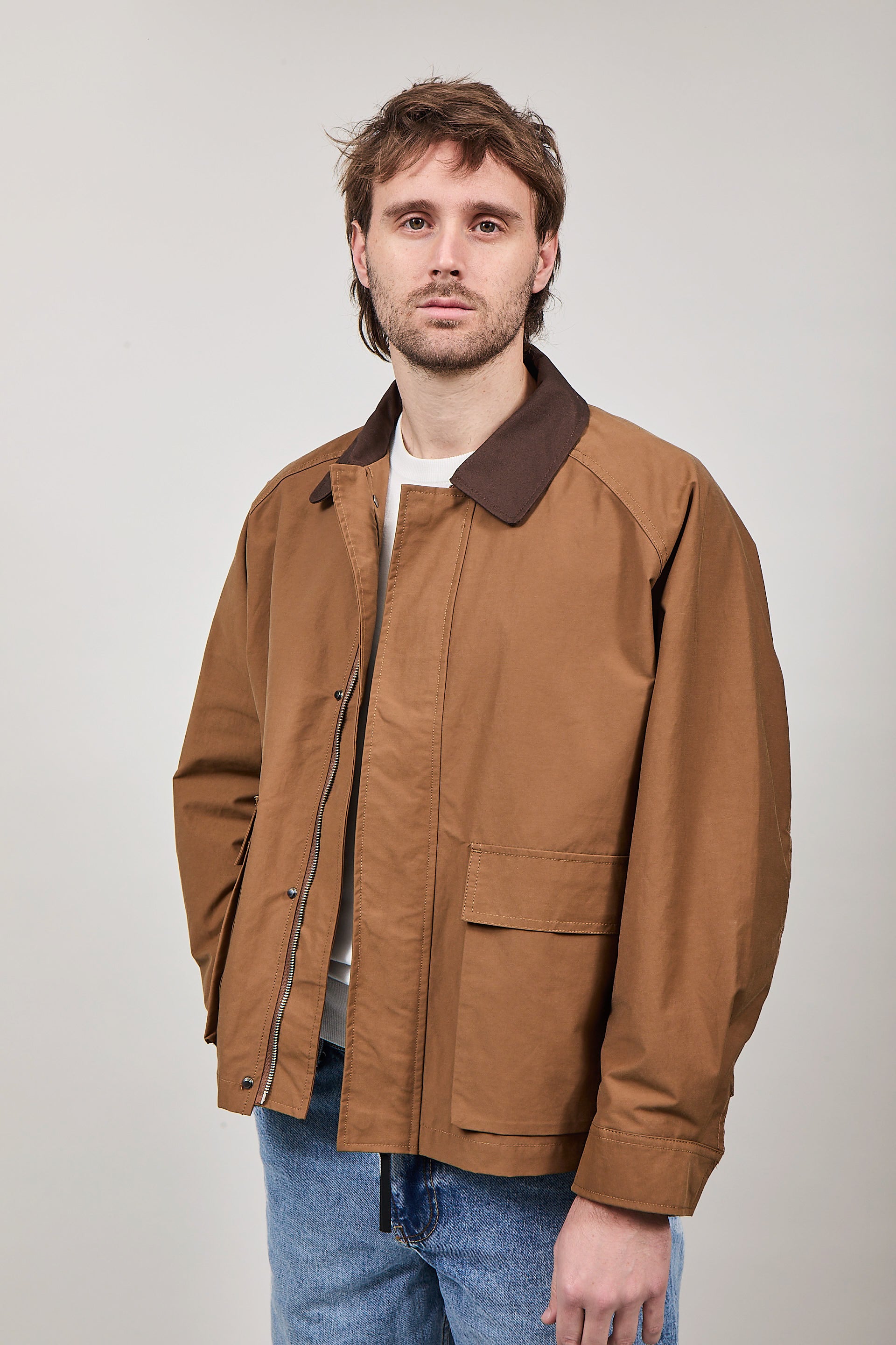 Giacchetto Gianni Lupo Double Label Cammello 093