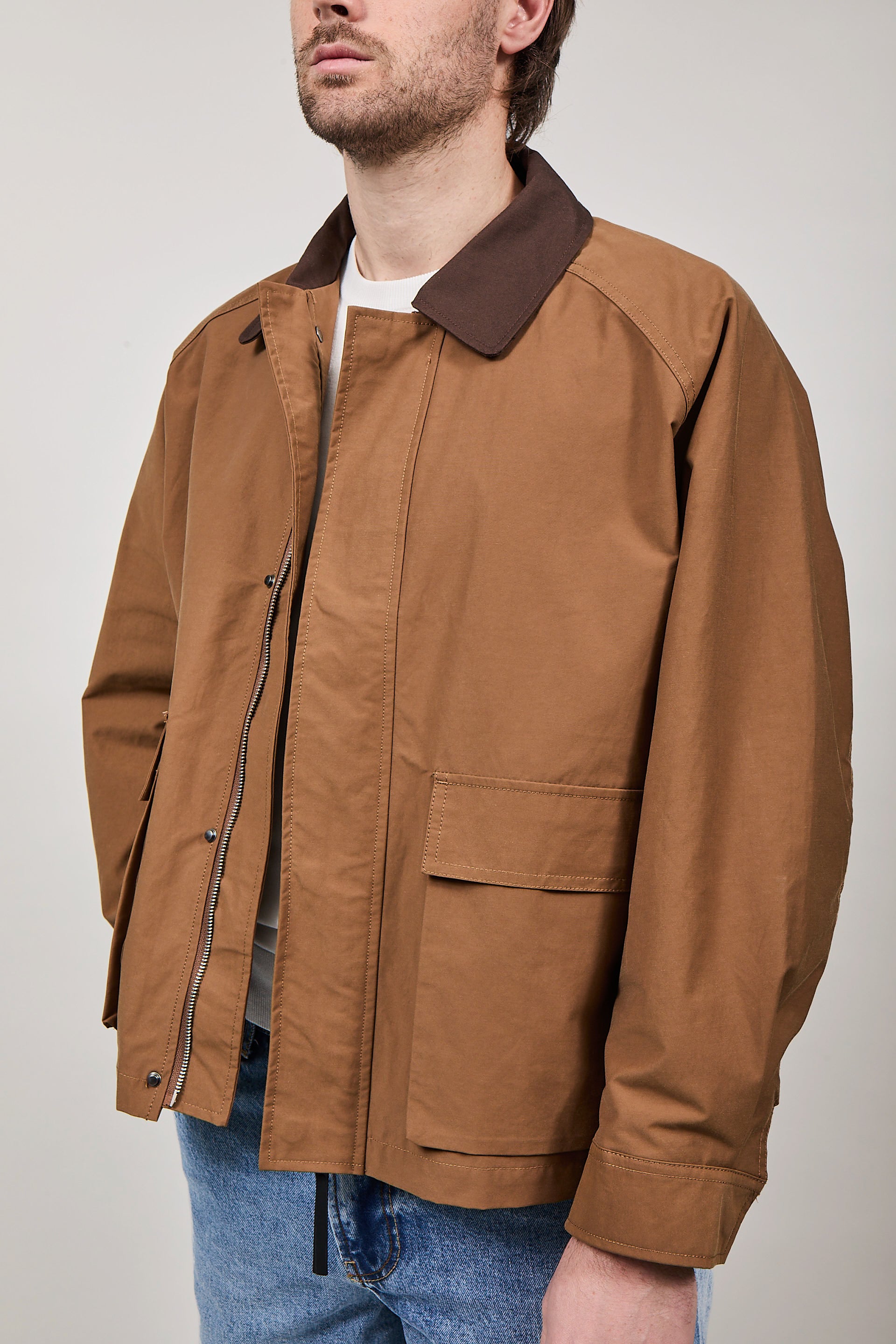 Giacchetto Gianni Lupo Double Label Cammello 093