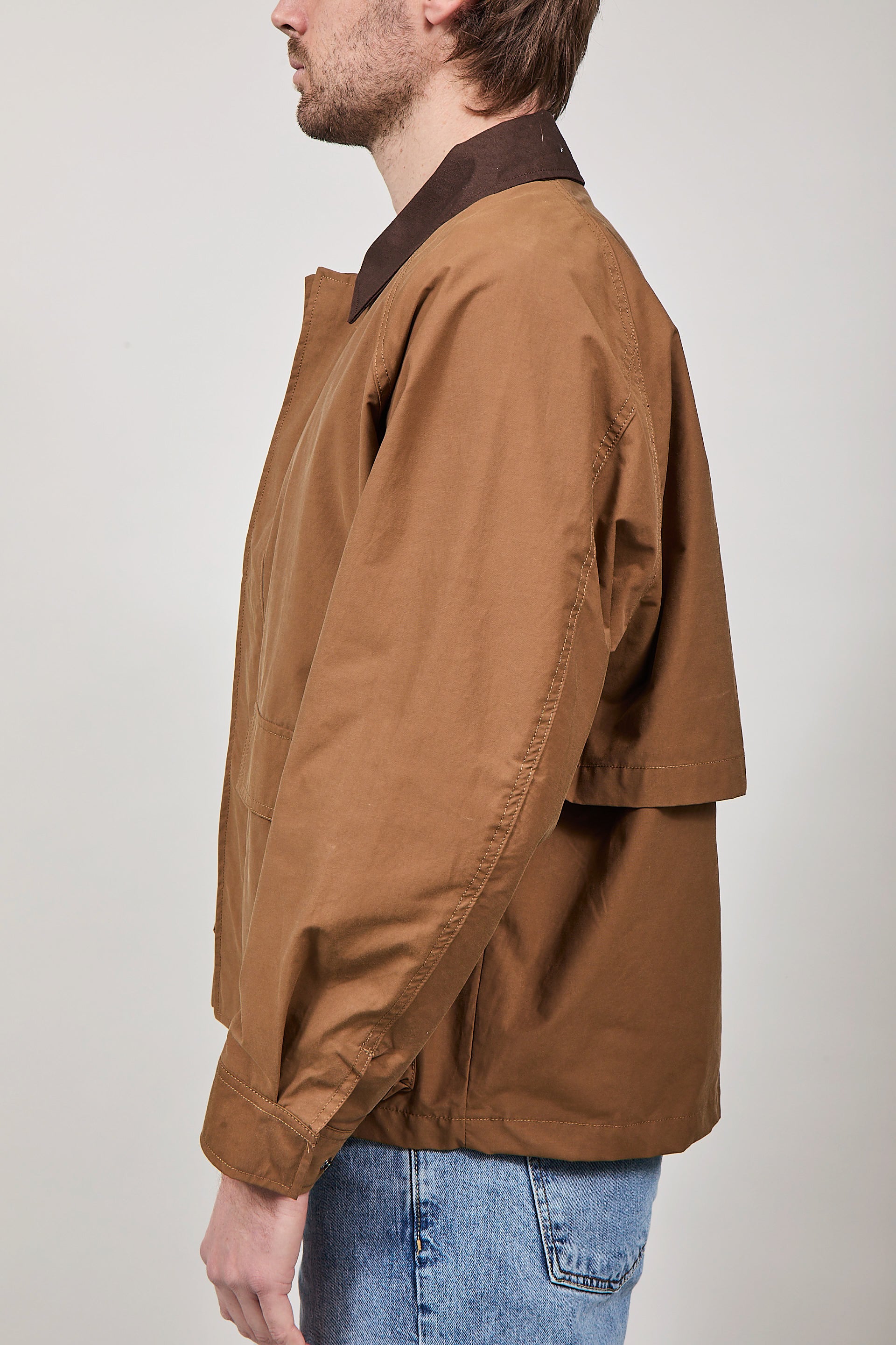 Giacchetto Gianni Lupo Double Label Cammello 093