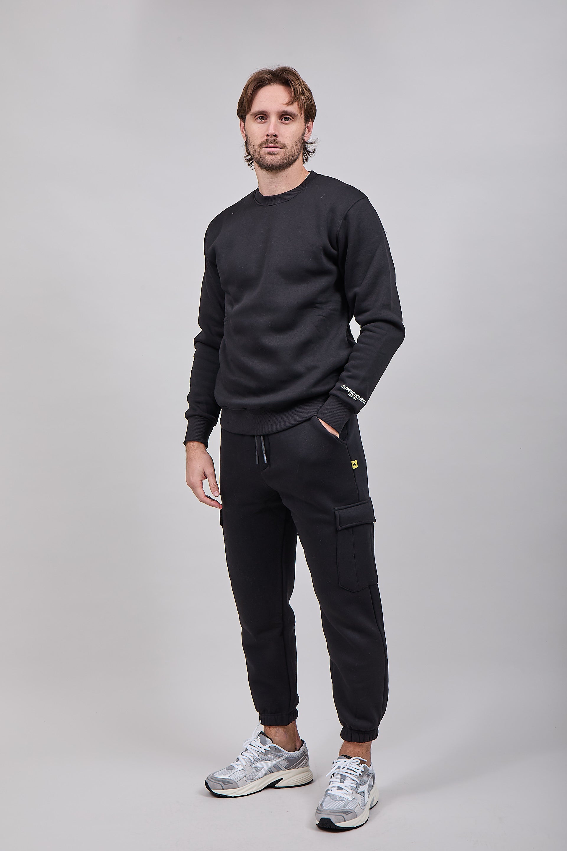 Pantalone Superculture Cargo Poser Nero