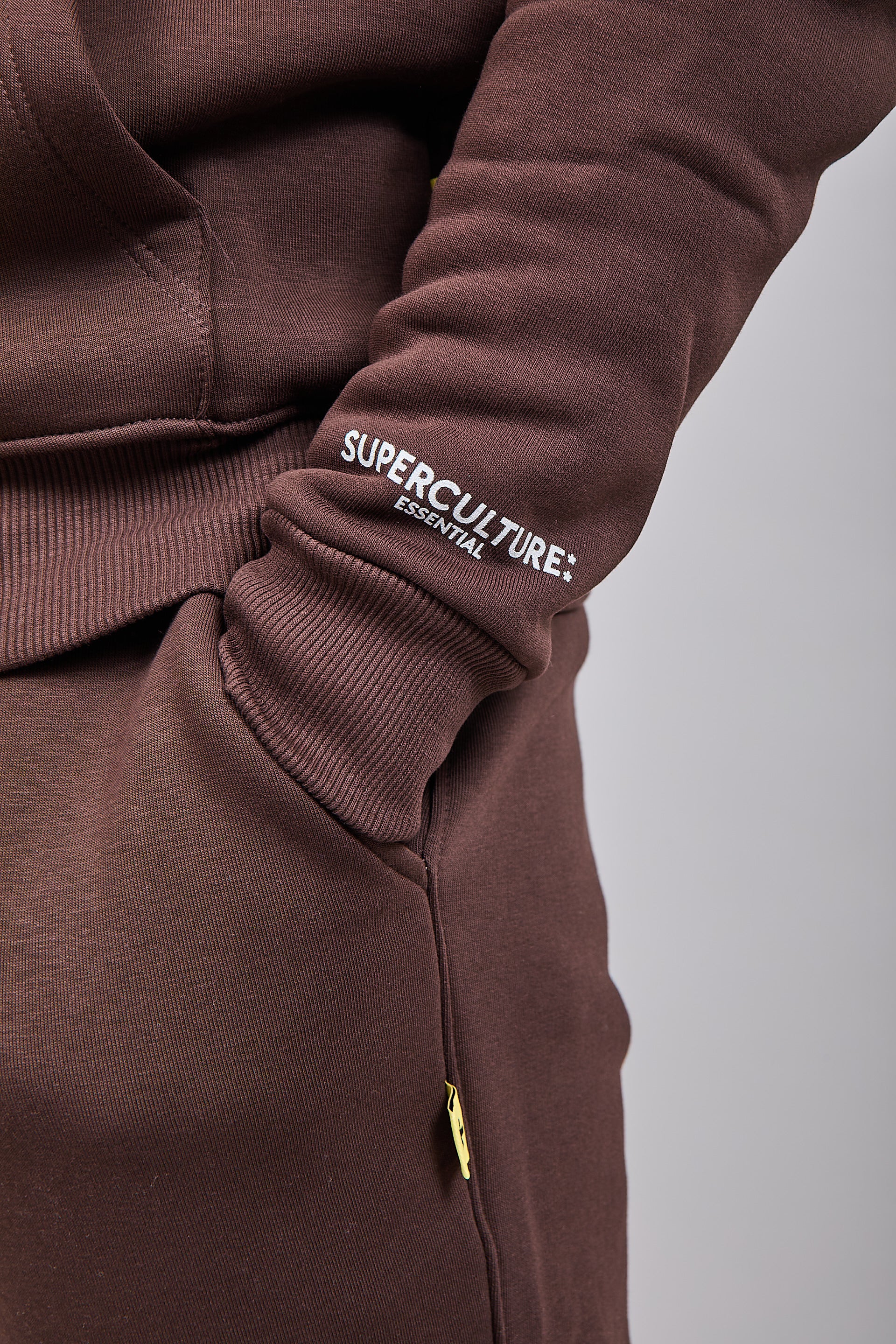 Felpa Superculture Cappuccio Joy Moro