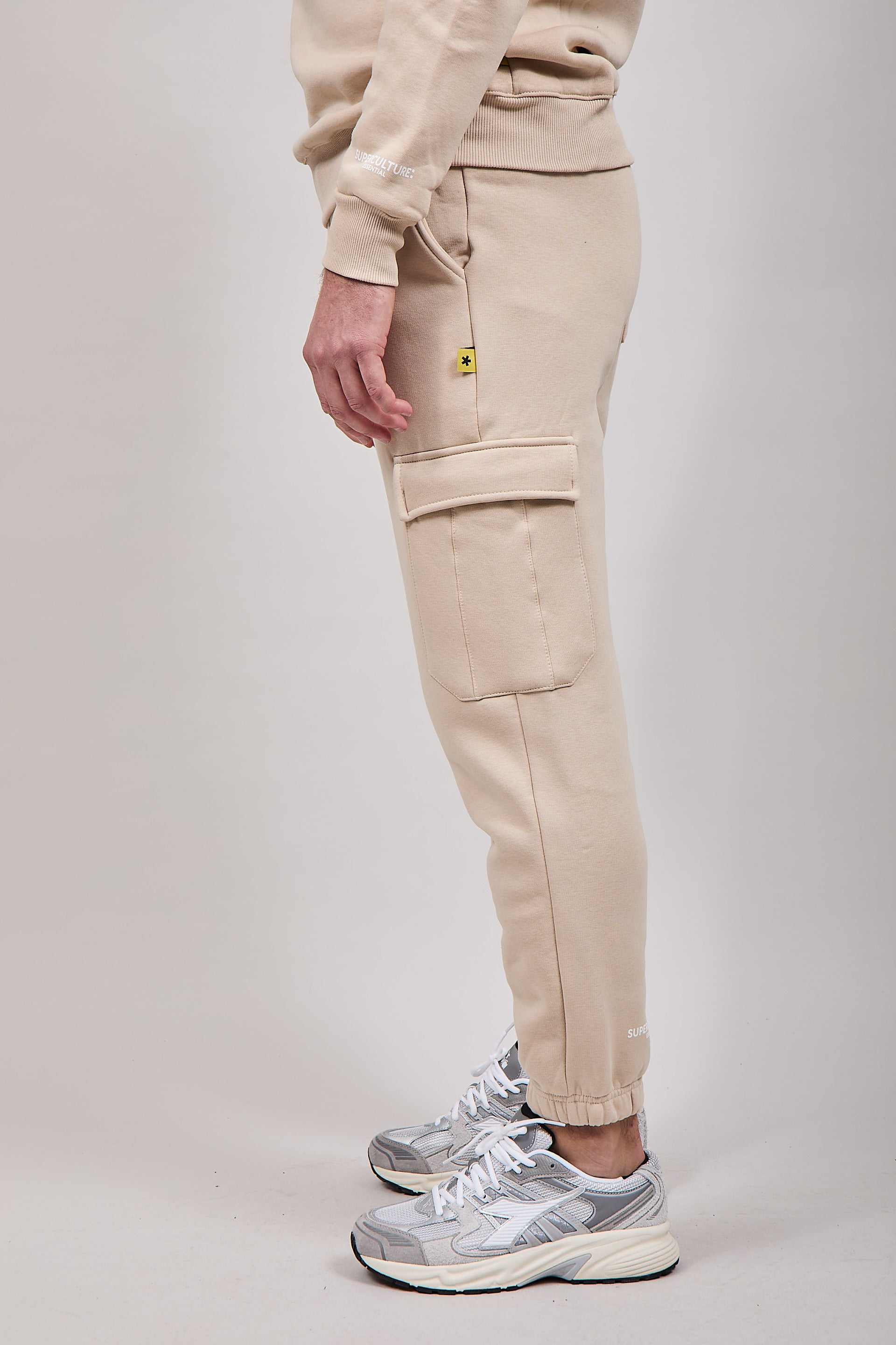 Pantalone Superculture Cargo Poser Avorio
