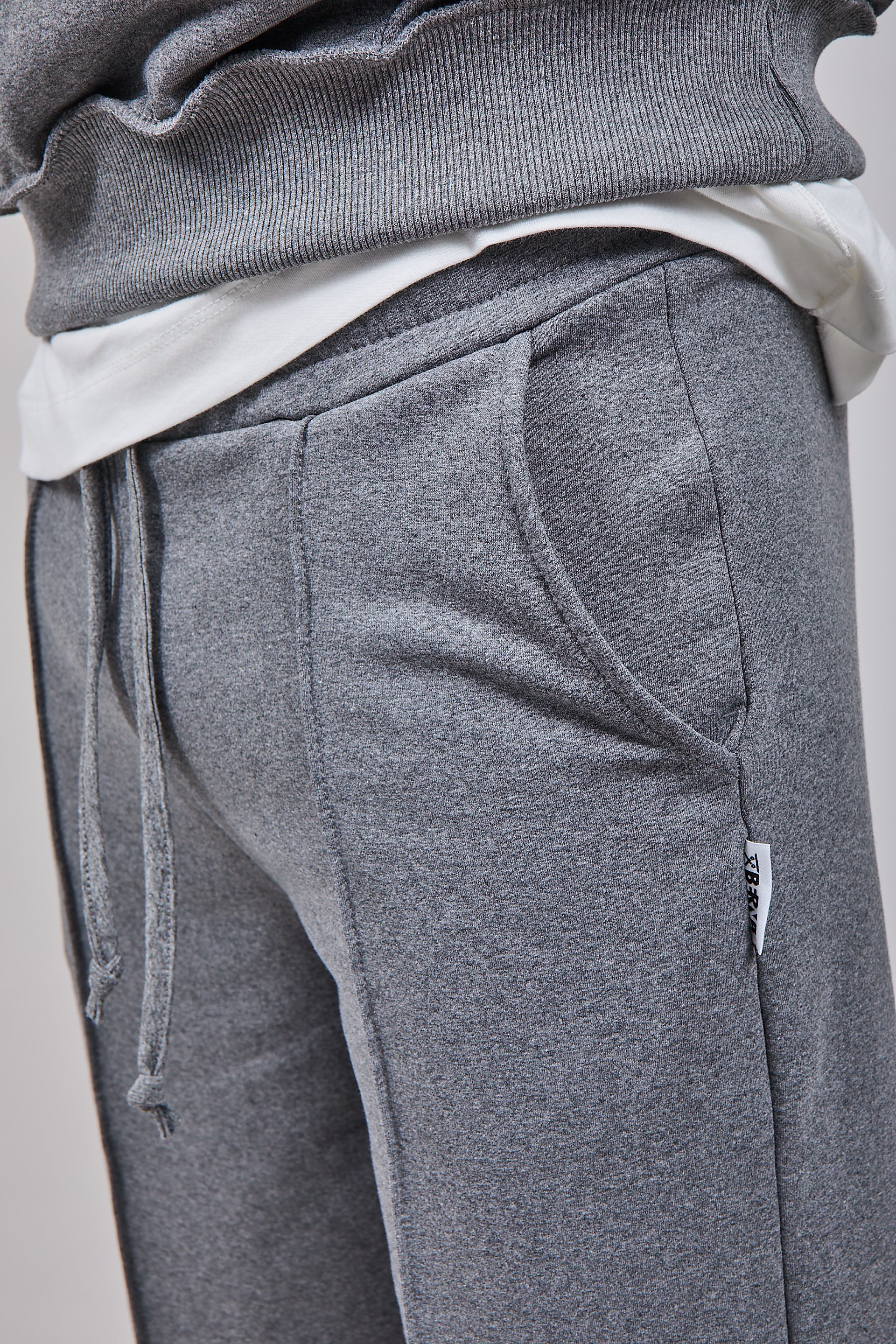 Pantalone Berna Cuciture Grigio 392