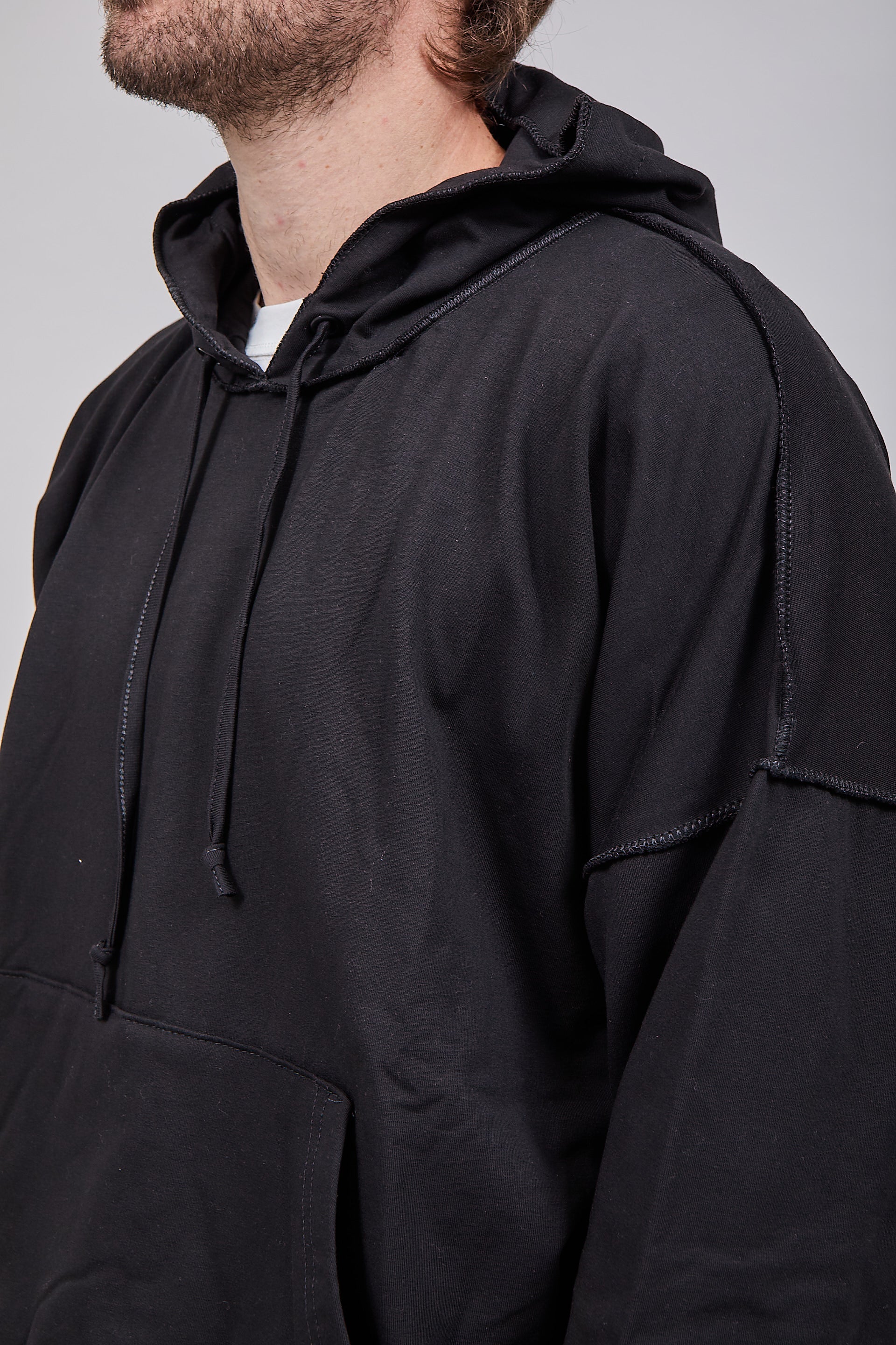 Felpa Berna Cuciture Nera 392