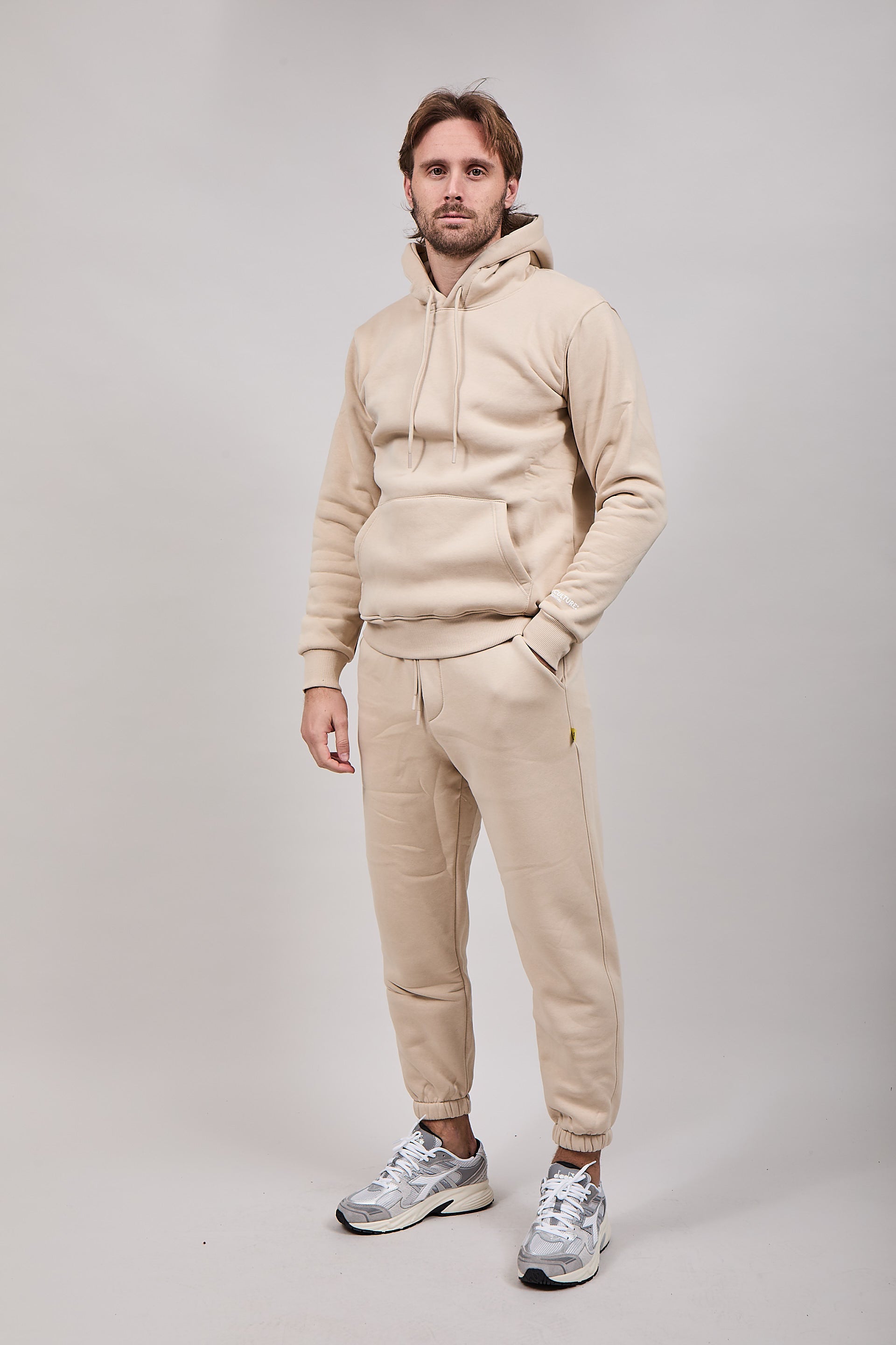 Felpa Superculture Cappuccio Joy Avorio