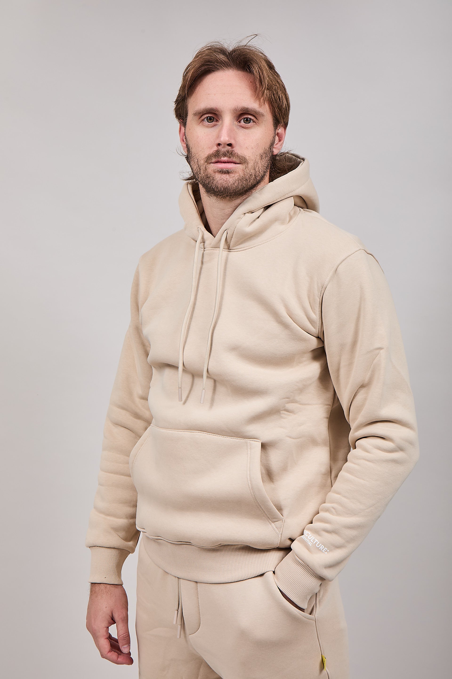 Felpa Superculture Cappuccio Joy Avorio