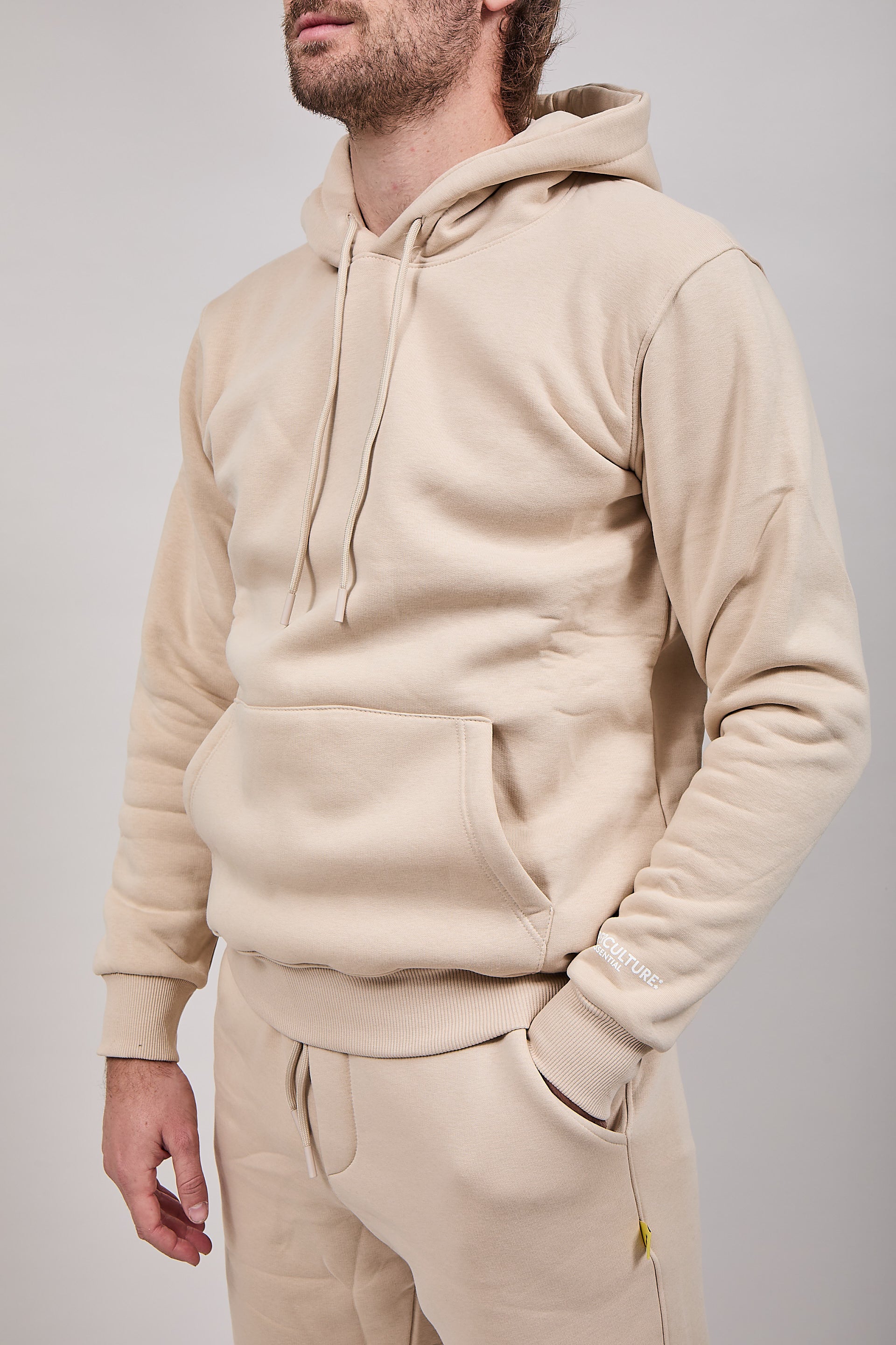 Felpa Superculture Cappuccio Joy Avorio