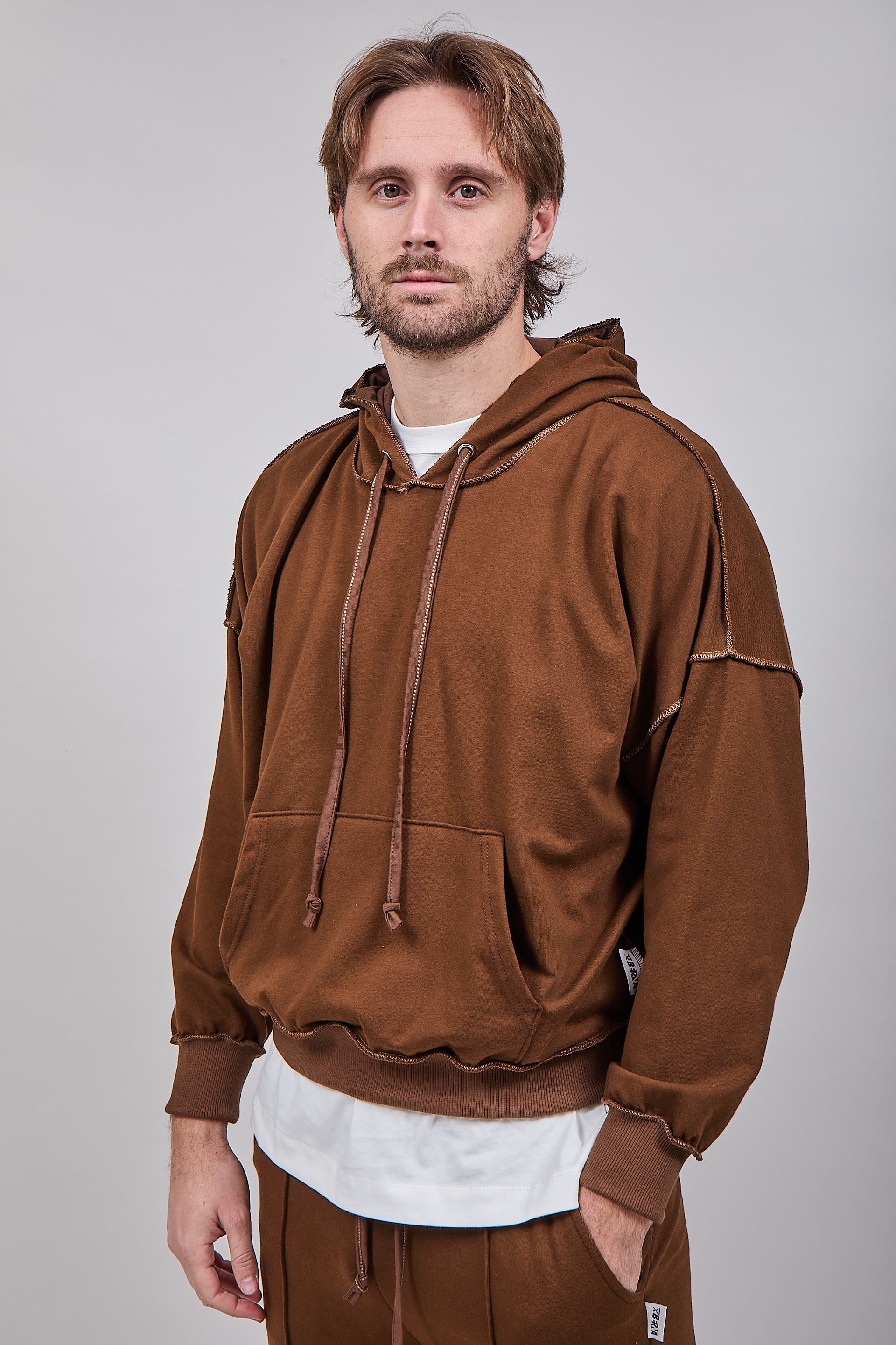 Felpa Berna Cuciture Moro 392