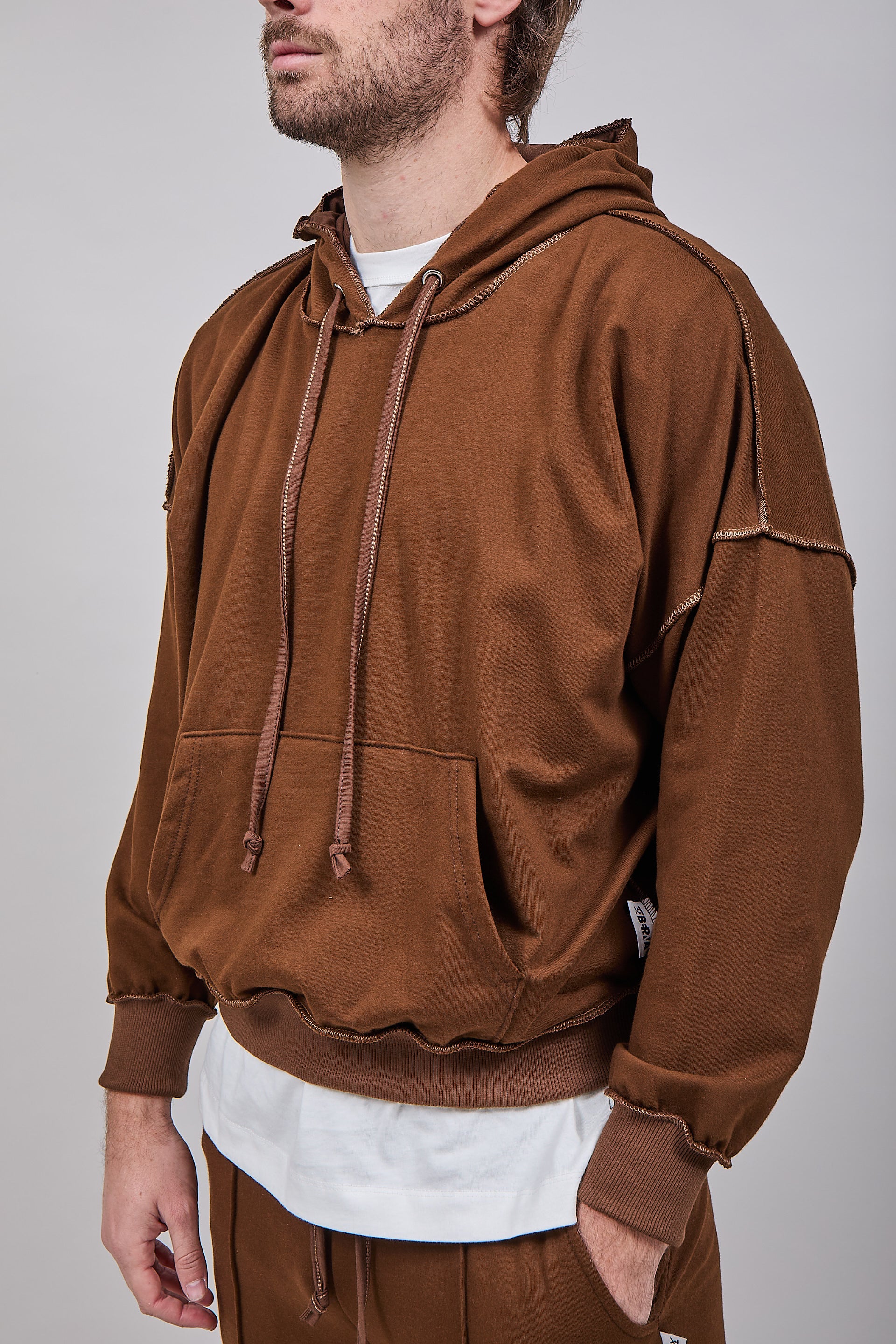 Felpa Berna Cuciture Moro 392