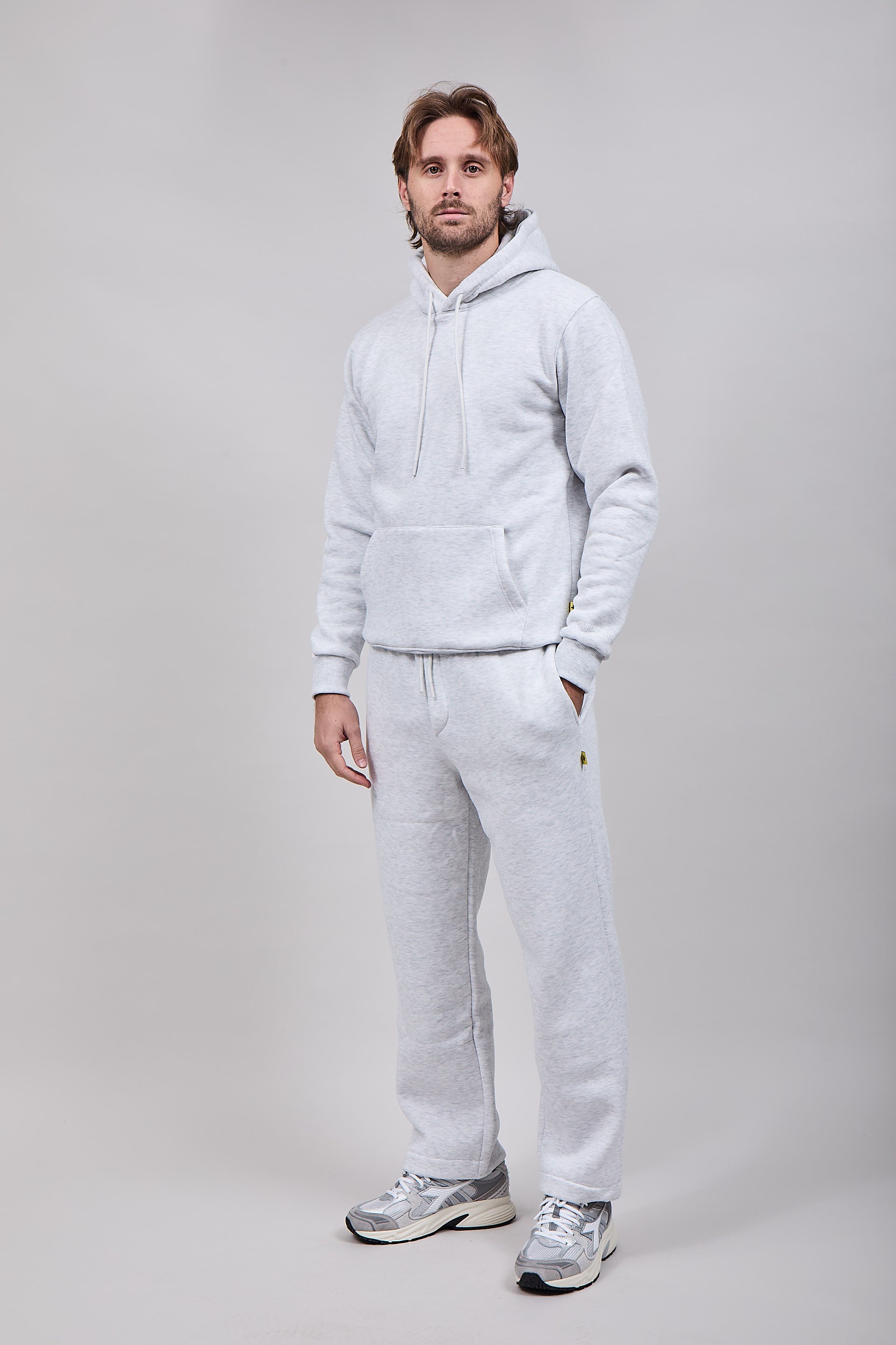 Felpa Superculture Cappuccio Joy Grigio