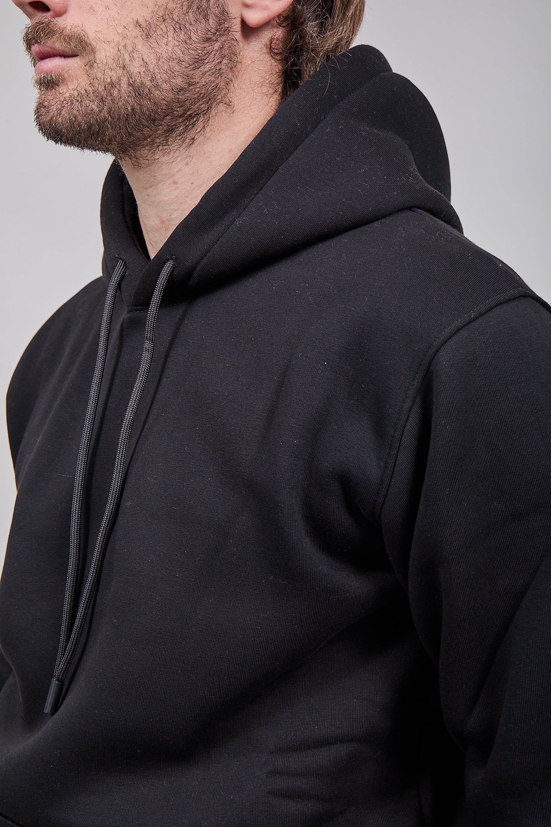 Felpa Superculture Cappuccio Joy Nera