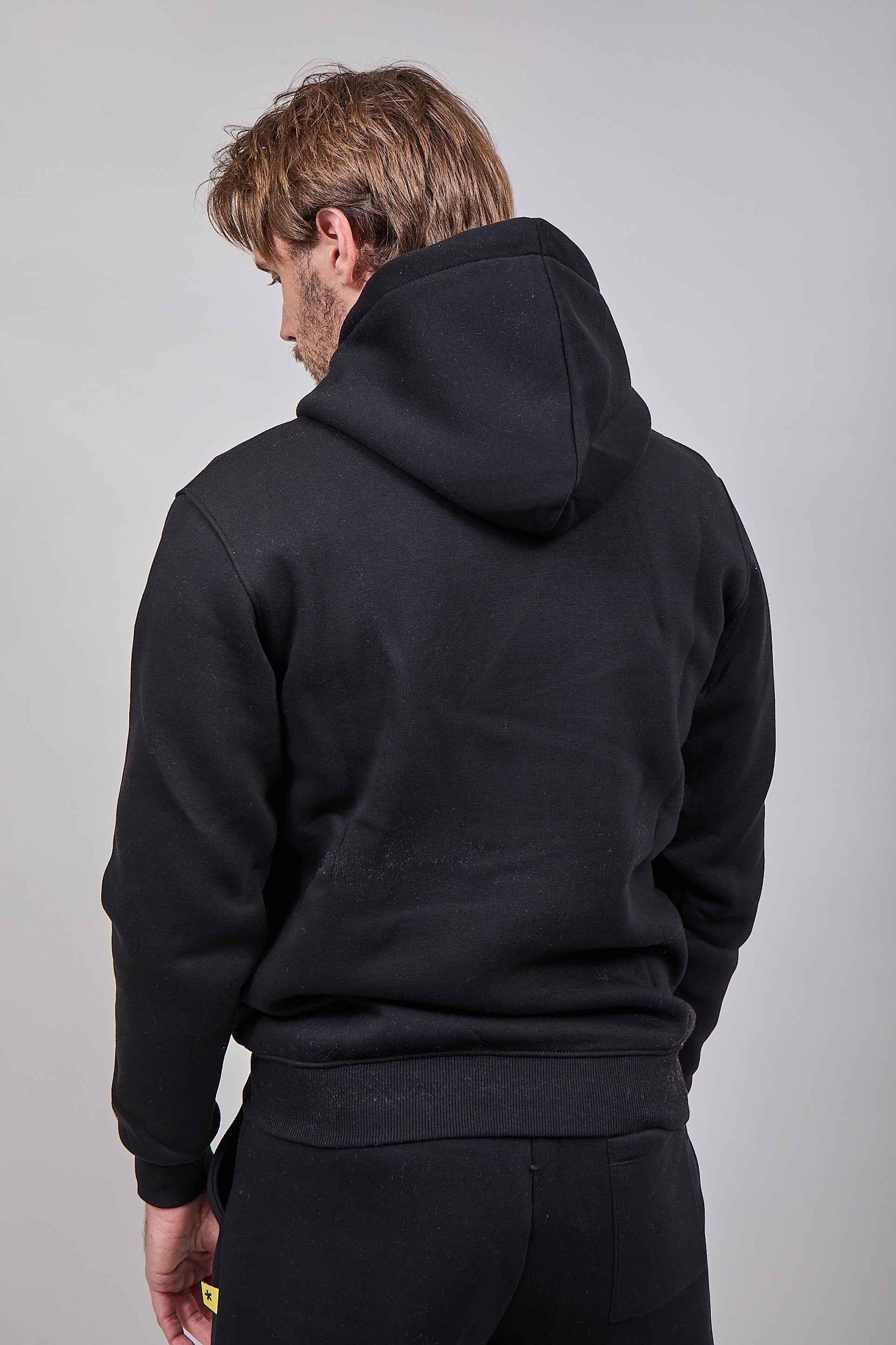 Felpa Superculture Cappuccio Joy Nera