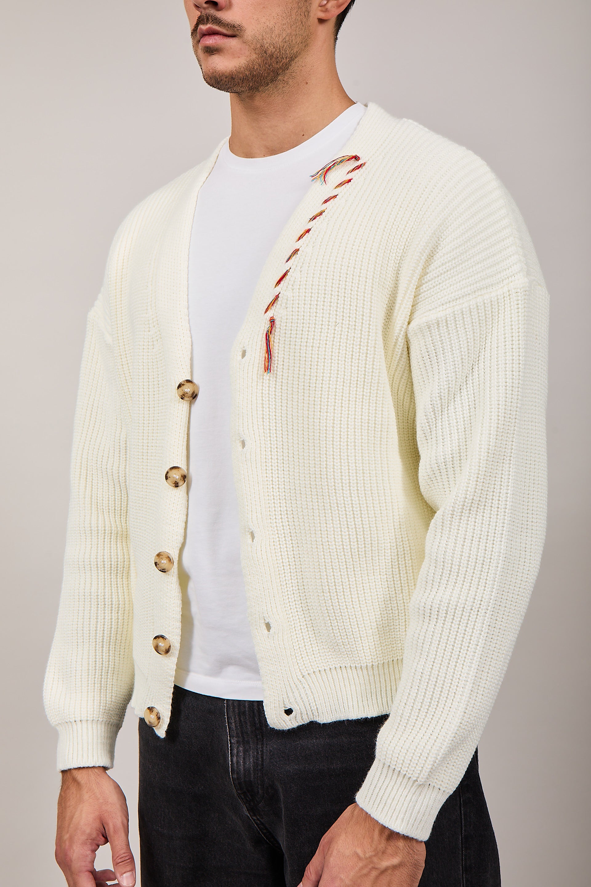 Cardigan Berna Crop Jacquared Panna 014 (12220062826836)