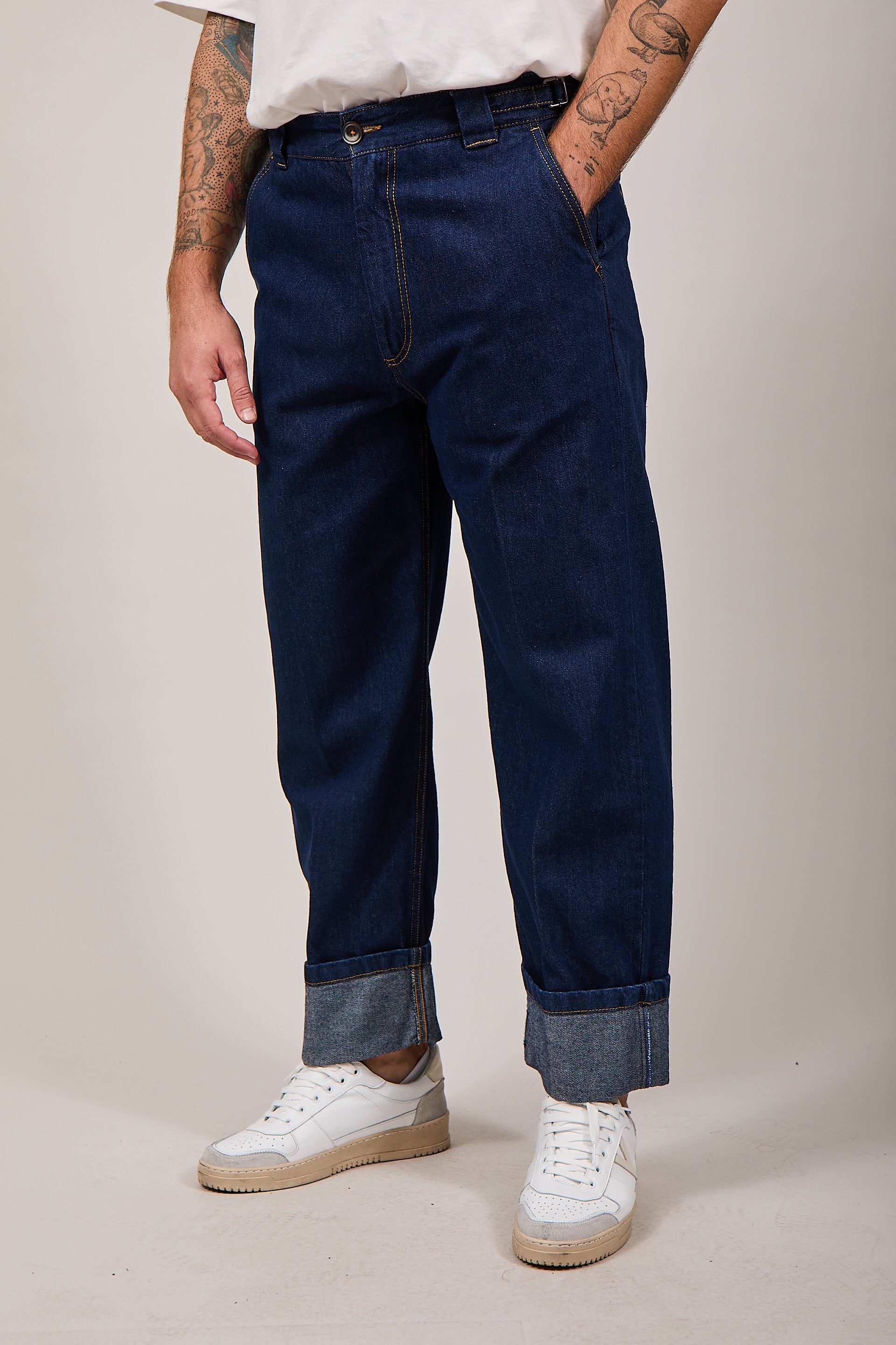 Jeans Berna Palazzo Risvolto (12256413057364)