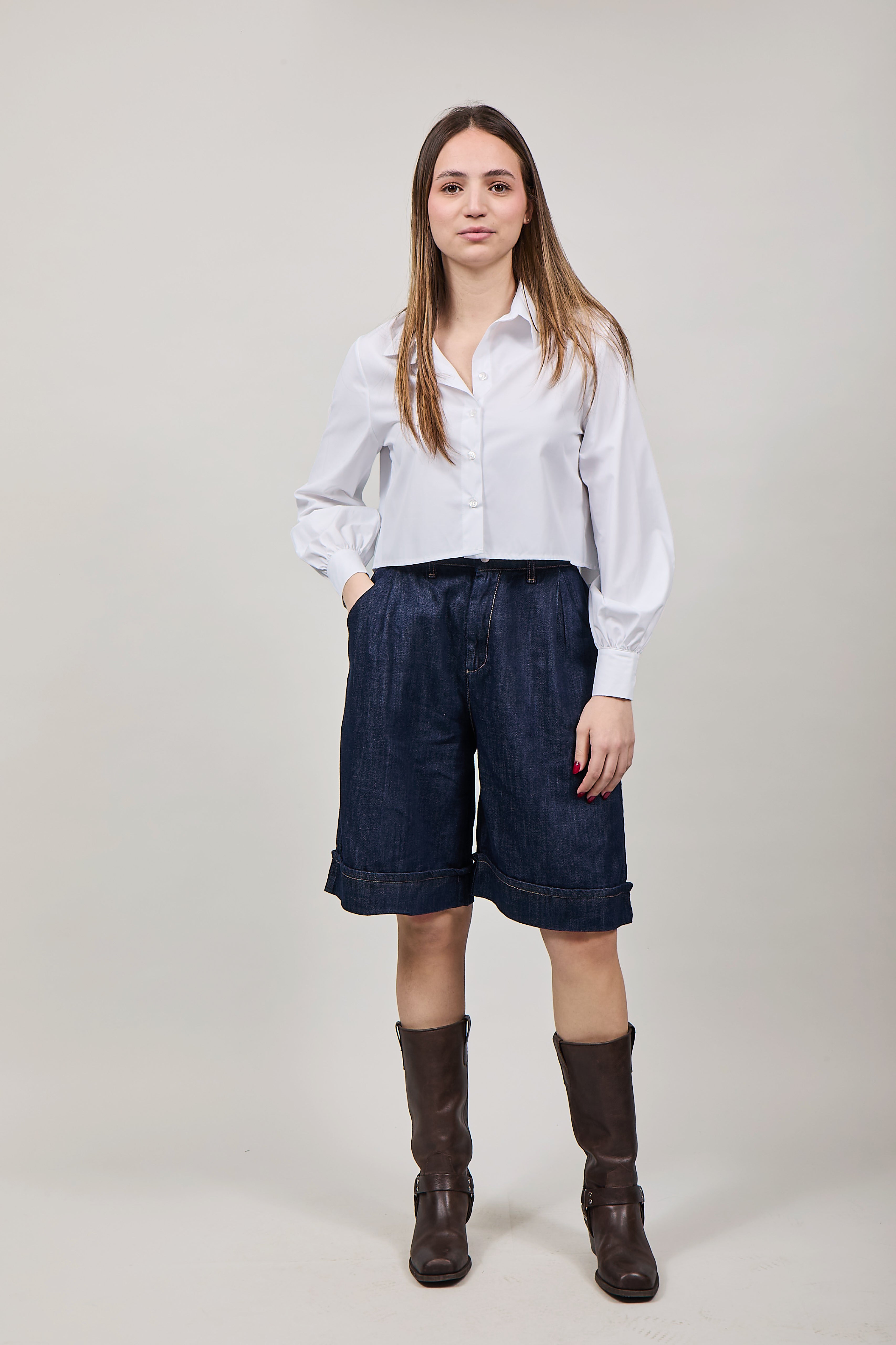 Bermuda Lokita Denim scuro