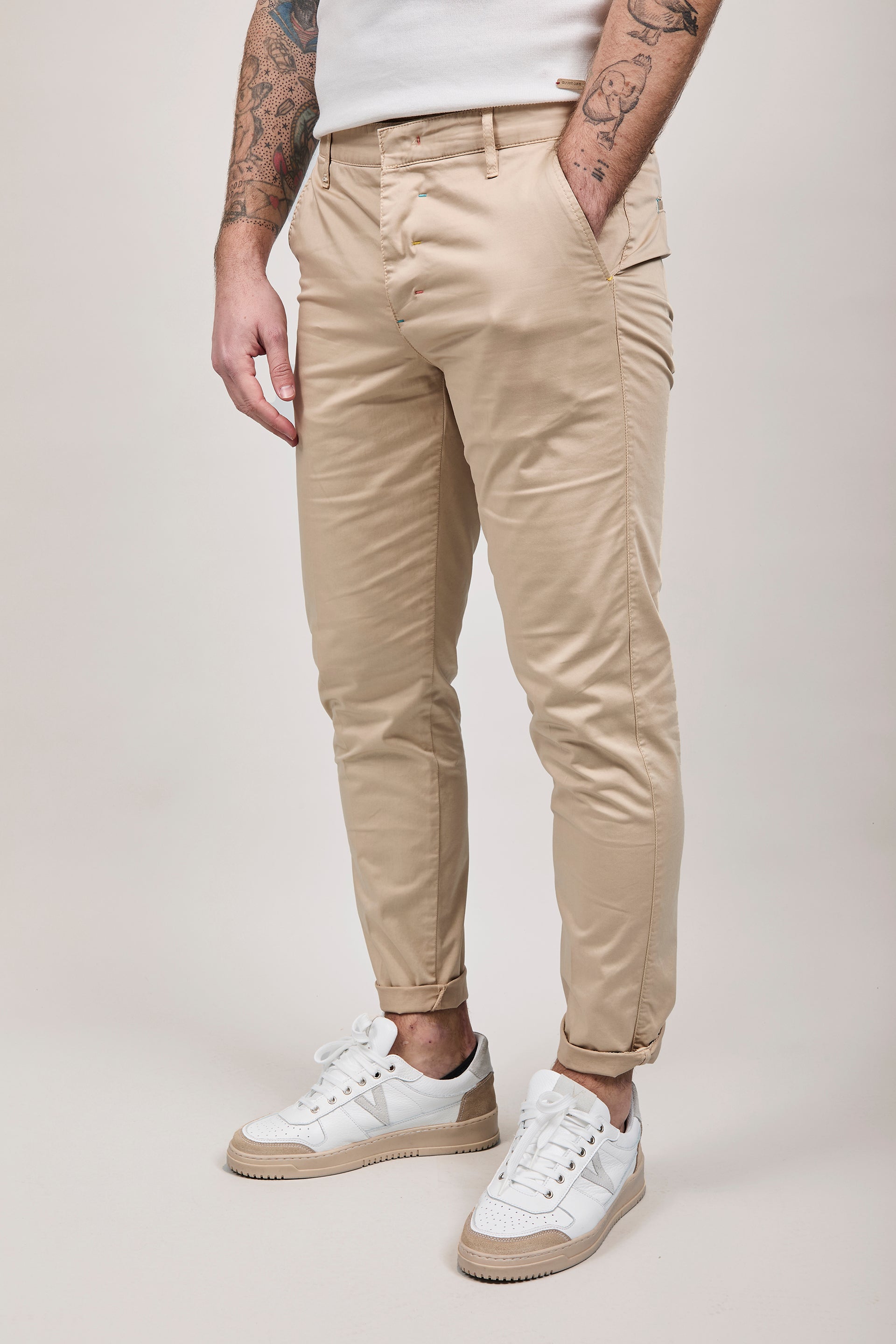 Pantalone Berna chinos Beige 39