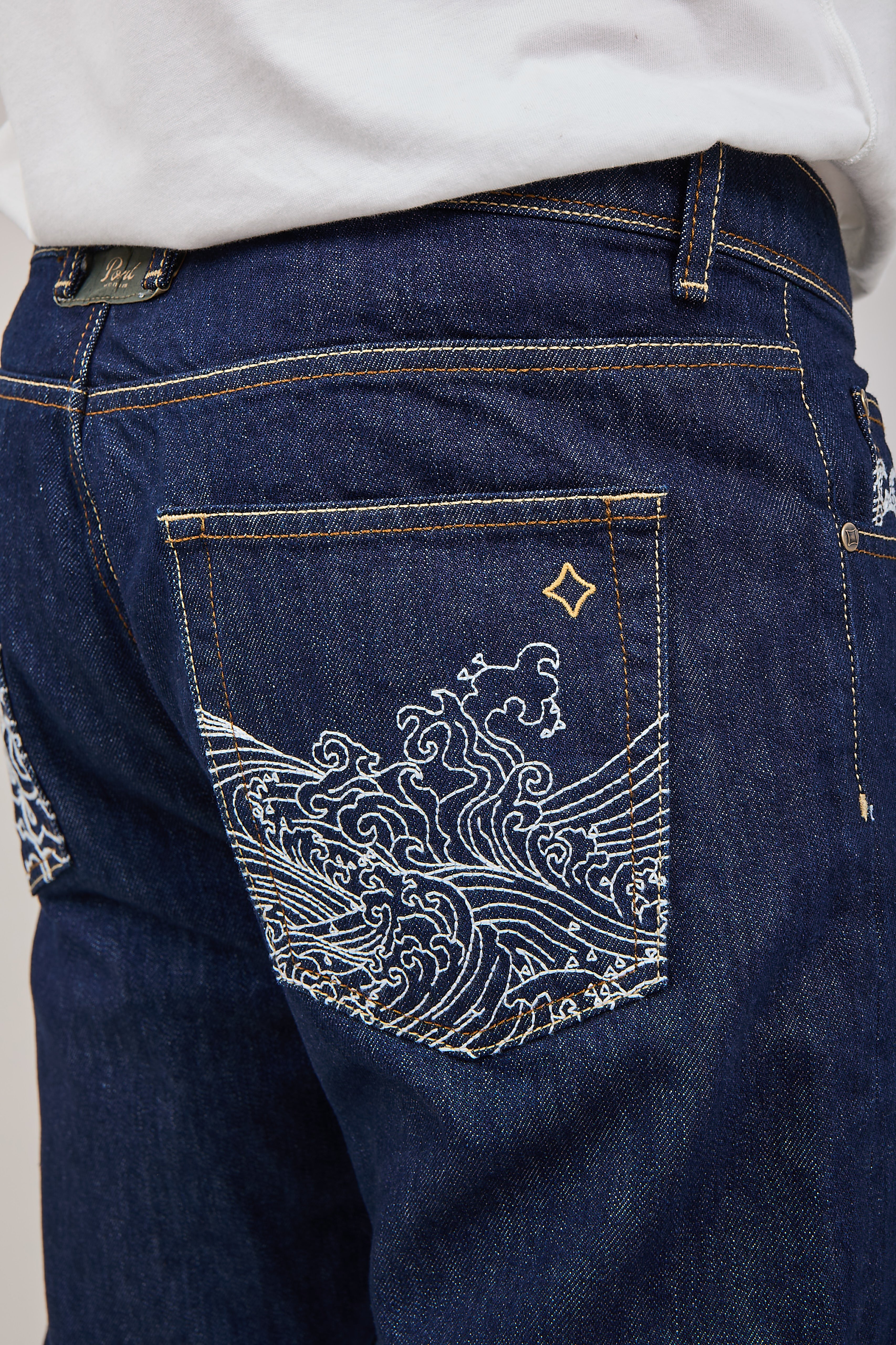 Jeans Pont Yellowstone 00 Ricamo