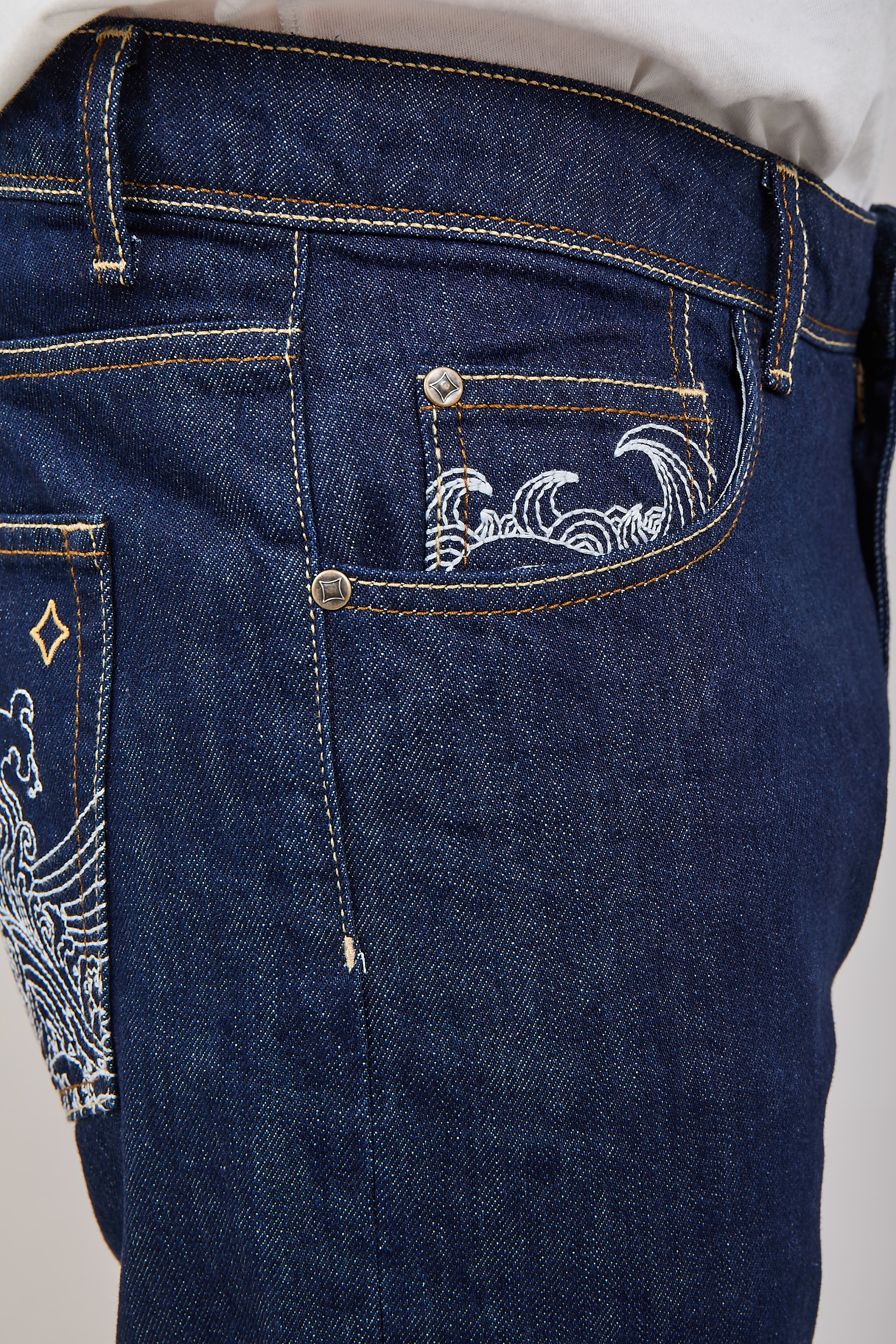 Jeans Pont Yellowstone 00 Ricamo
