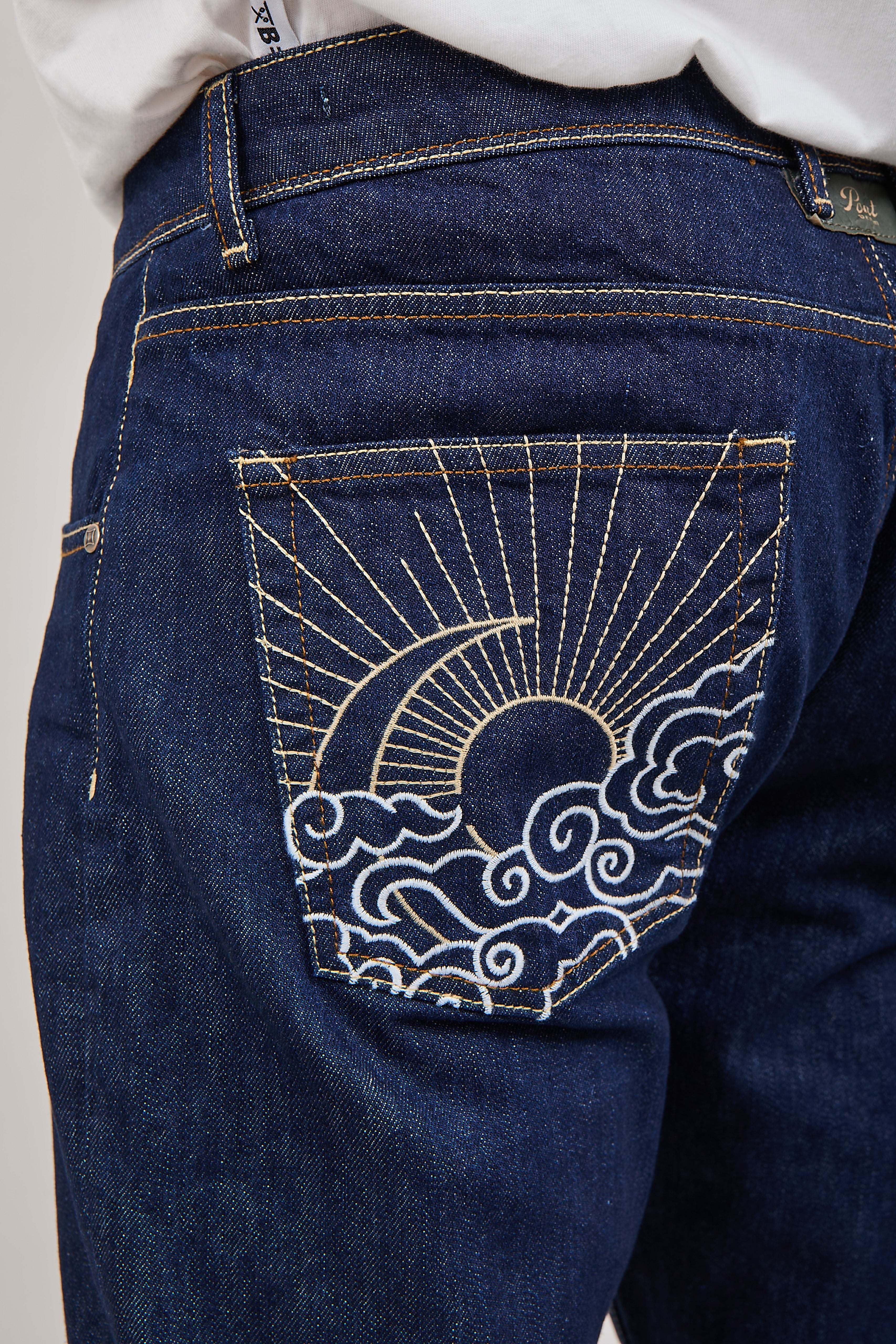 Jeans Pont Yellowstone 00 Ricamo